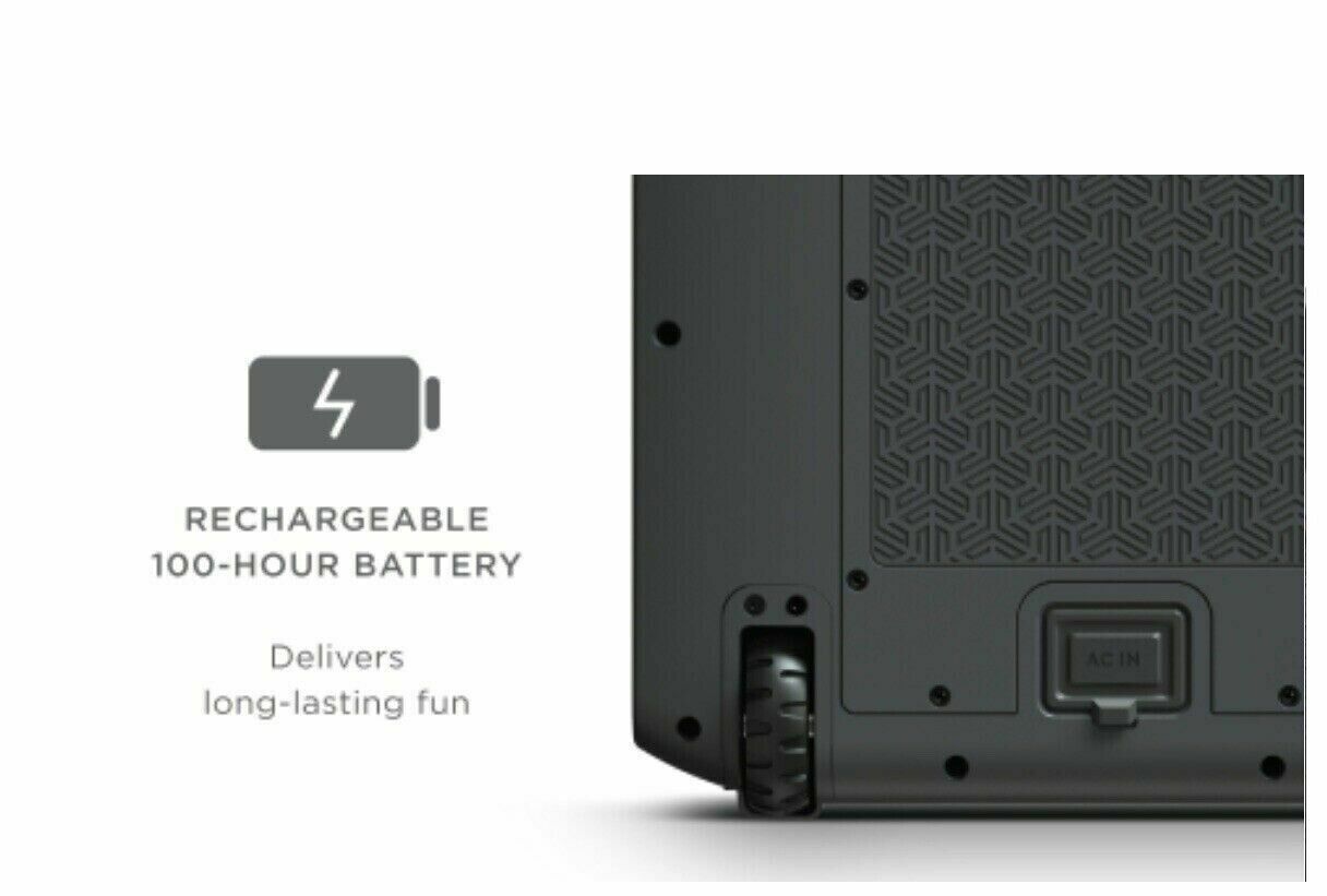ION Pathfinder 4 Bluetooth Portable Speaker with Wireless Qi Charging - Waterproof Outdoor Speaker for Beach, Pool Party & Travel | High-Quality Sound & Hands-Free Calling