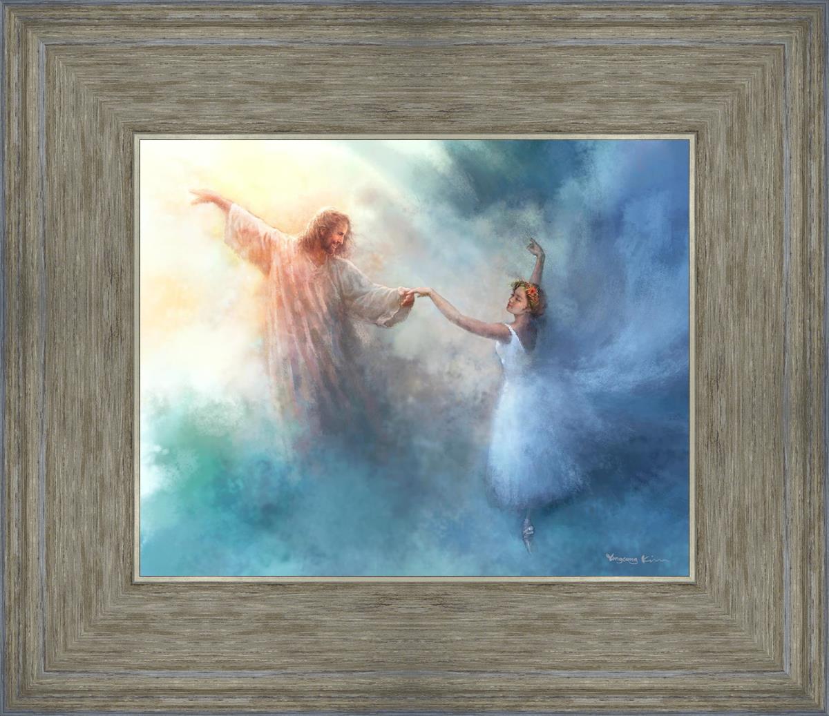 A Pas De Deux By Yongsung Kim - Ballet Dance Art Print - Elegant Wall Decor for Home, Office & Dance Studios
