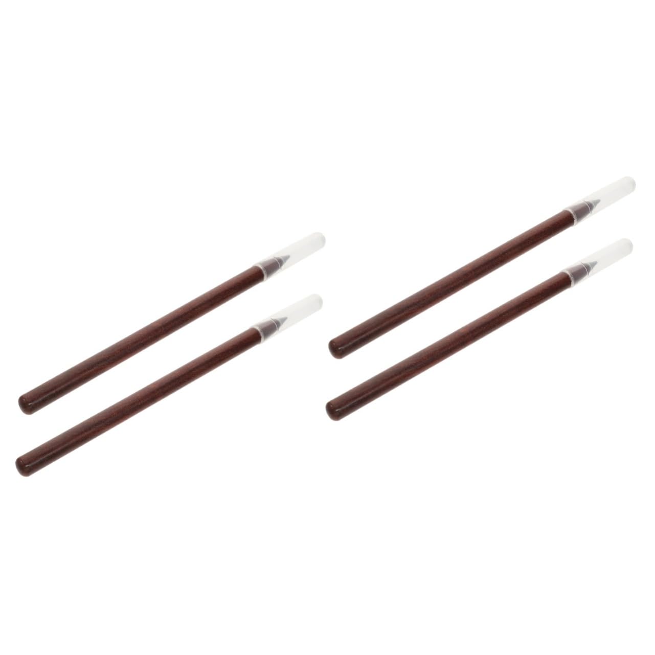 NUOBESTY 4 Pack Erasable Pencils - No Ink Graphite Writing Pens, Reusable Solid Wood Pencils for Students & Office Use - Perfect for School, Note Taking & Sketching