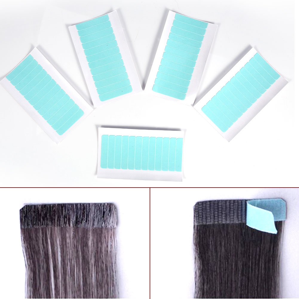 Sonew Hair Super Tape Set - Double-Sided Tape for Tape-in Hair Extensions Replacement, Pre-Cut Skin Weft Tape - Strong Hold & Invisible Adhesive for Seamless Hair Extensions (Perfect for Daily Wear, Parties & Special Occasions)