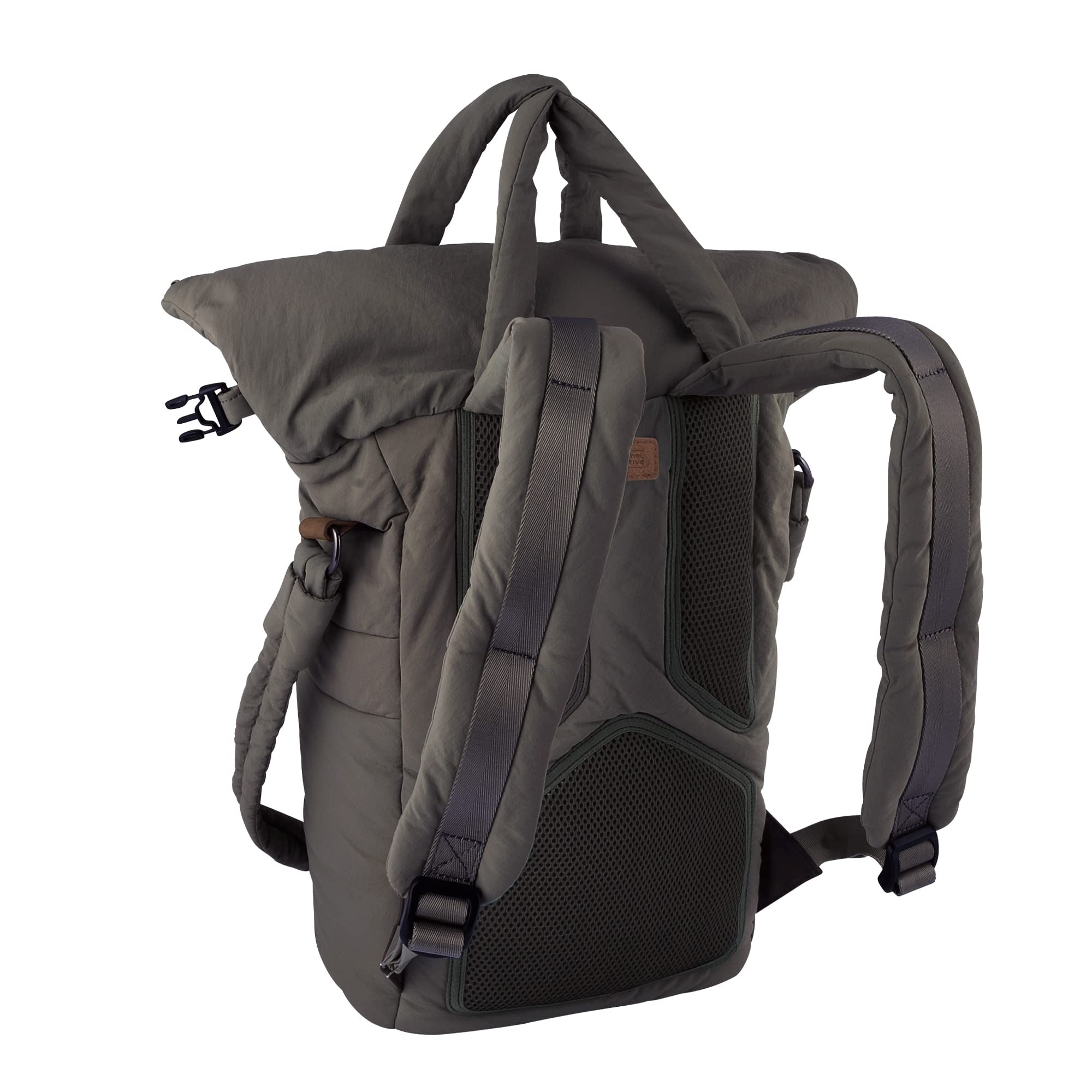 Camel Active Women's Large Backpack - Durable Charcoal Grey Laptop Bag for Work, Travel & College | Water-Resistant Daypack with USB Charging Port