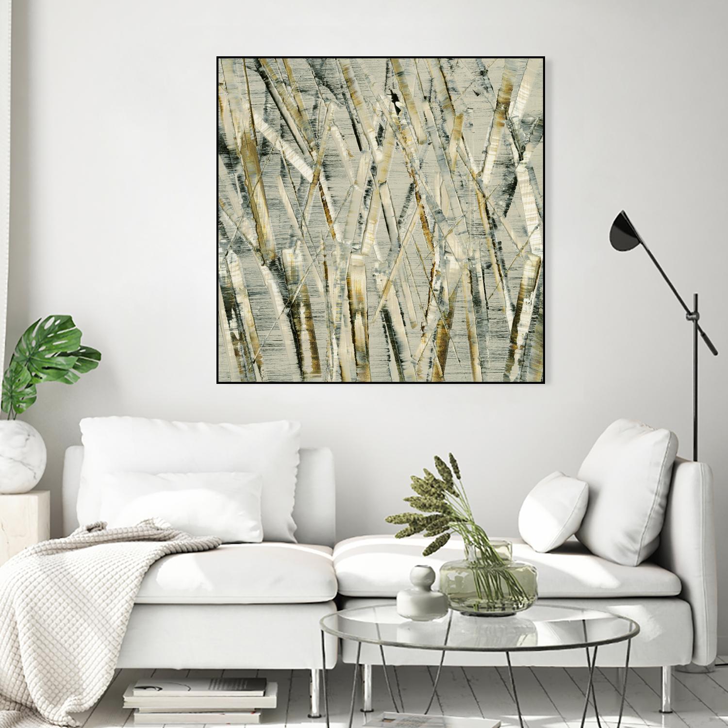 Birches V - Premium Handmade Wooden Home Decor for Living Room, Bedroom & Office | Rustic Wall Art & Shelf for Modern Farmhouse, Boho & Scandinavian Style Interiors