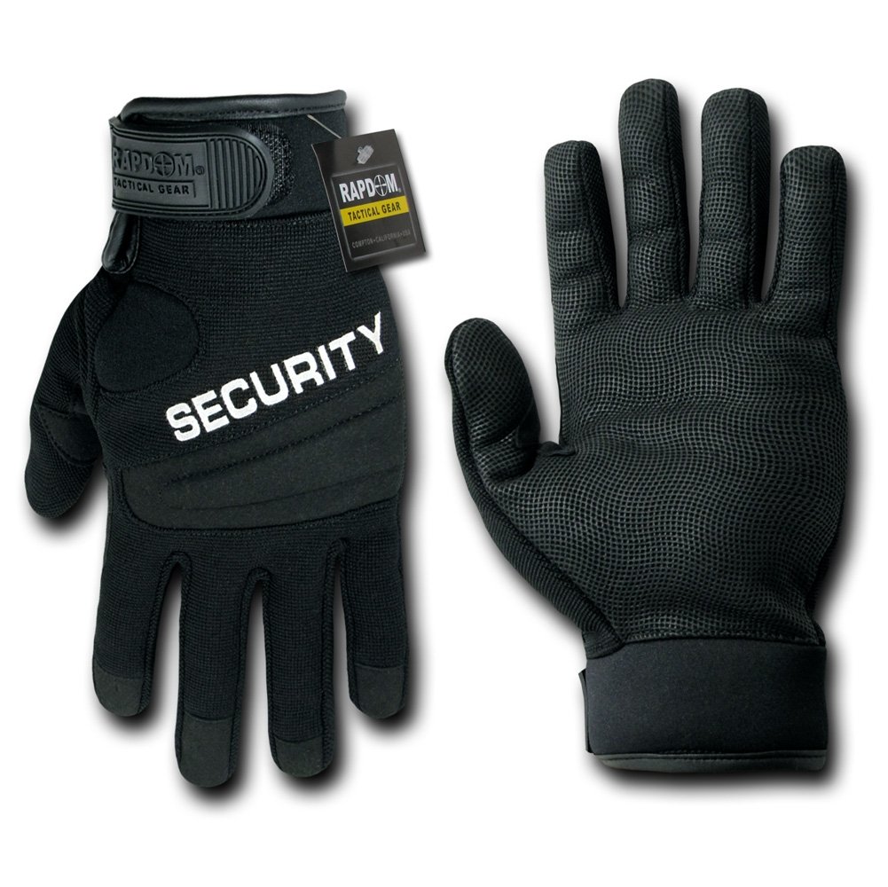 Tactical Security Digital Leather Gloves - Durable Touchscreen Work Gloves for Outdoor, Shooting & Motorcycle Riding