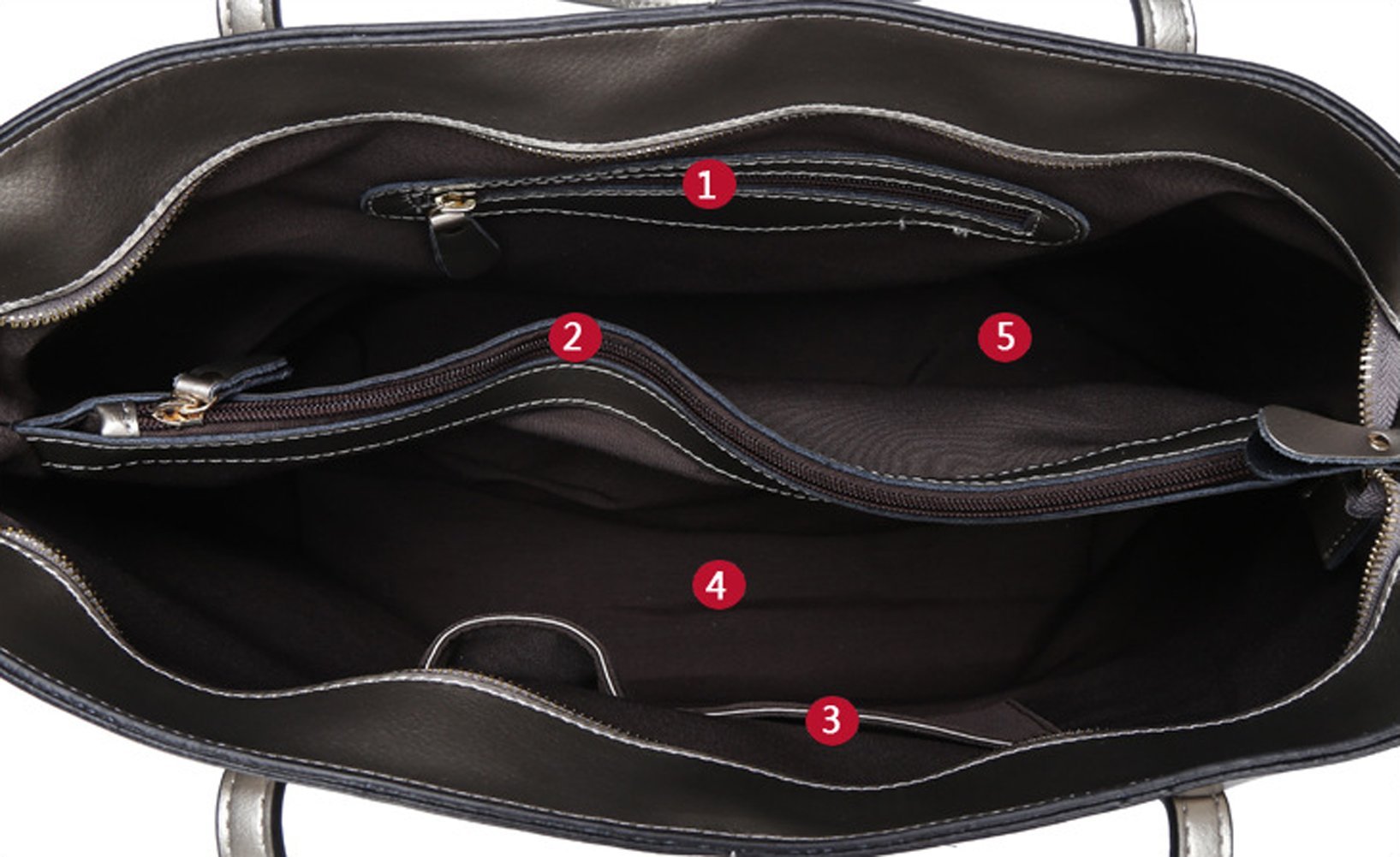 Covelin Genuine Leather Women's Tote Shoulder Bag - Soft & Stylish Handbag for Work, Travel & Everyday Use
