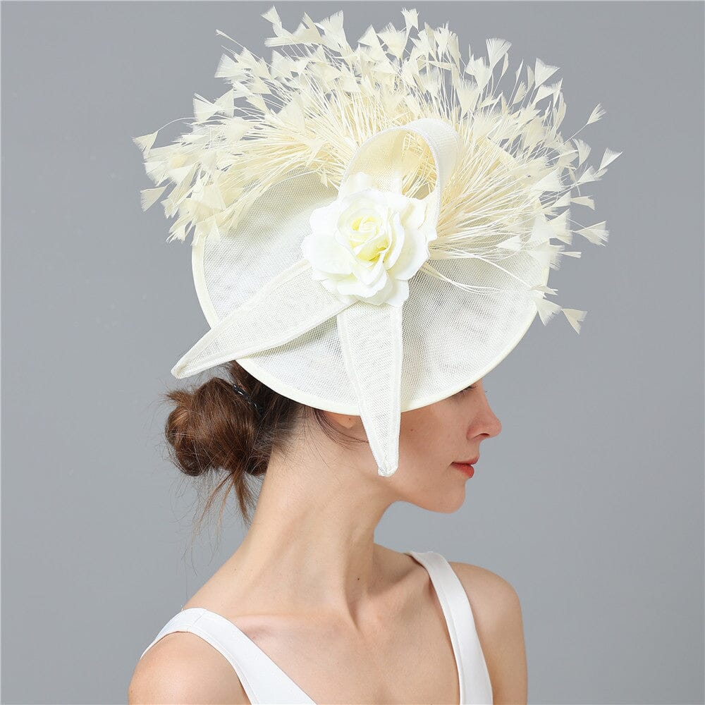 Elegant Feather Fascinators for Women - Stylish Hair Accessories for Weddings, Parties & Special Occasions