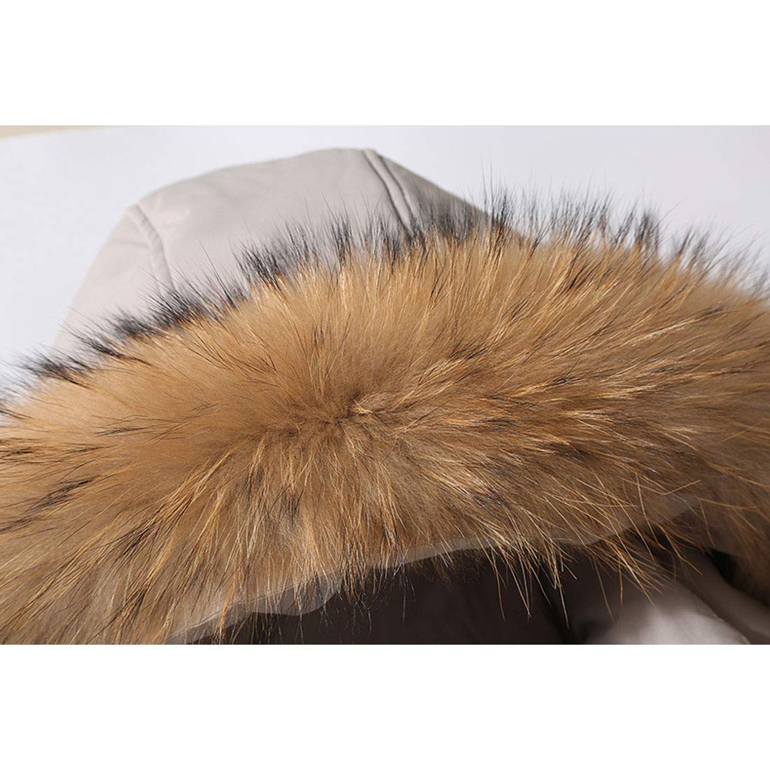 Men's Thick Fur Hooded Down Jacket - Winter Warm Windproof Parka Coat for Cold Weather | Outdoor Activities, Snow Sports & Daily Wear