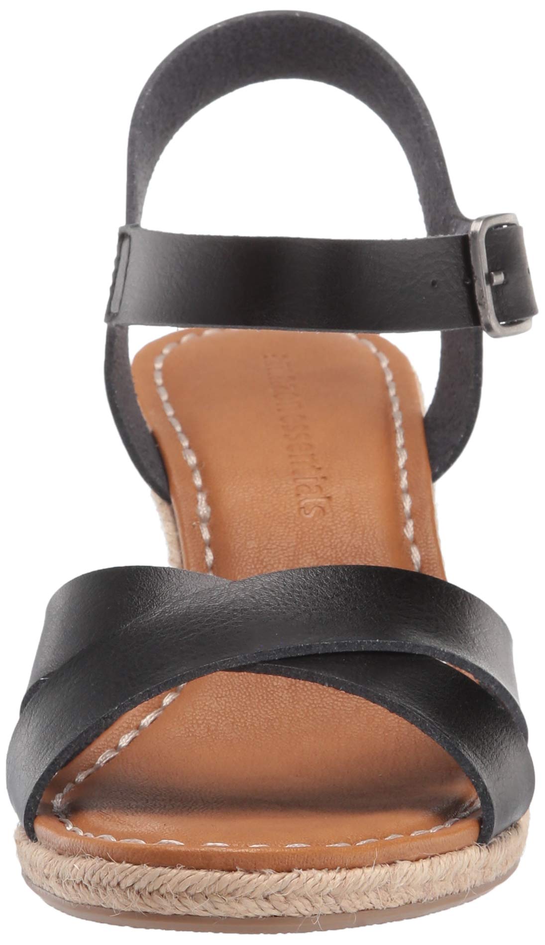 Amazon Essentials Women's Espadrille Wedge Sandals - Comfortable Summer Casual Shoes for Beach, Vacation & Outdoor Wear