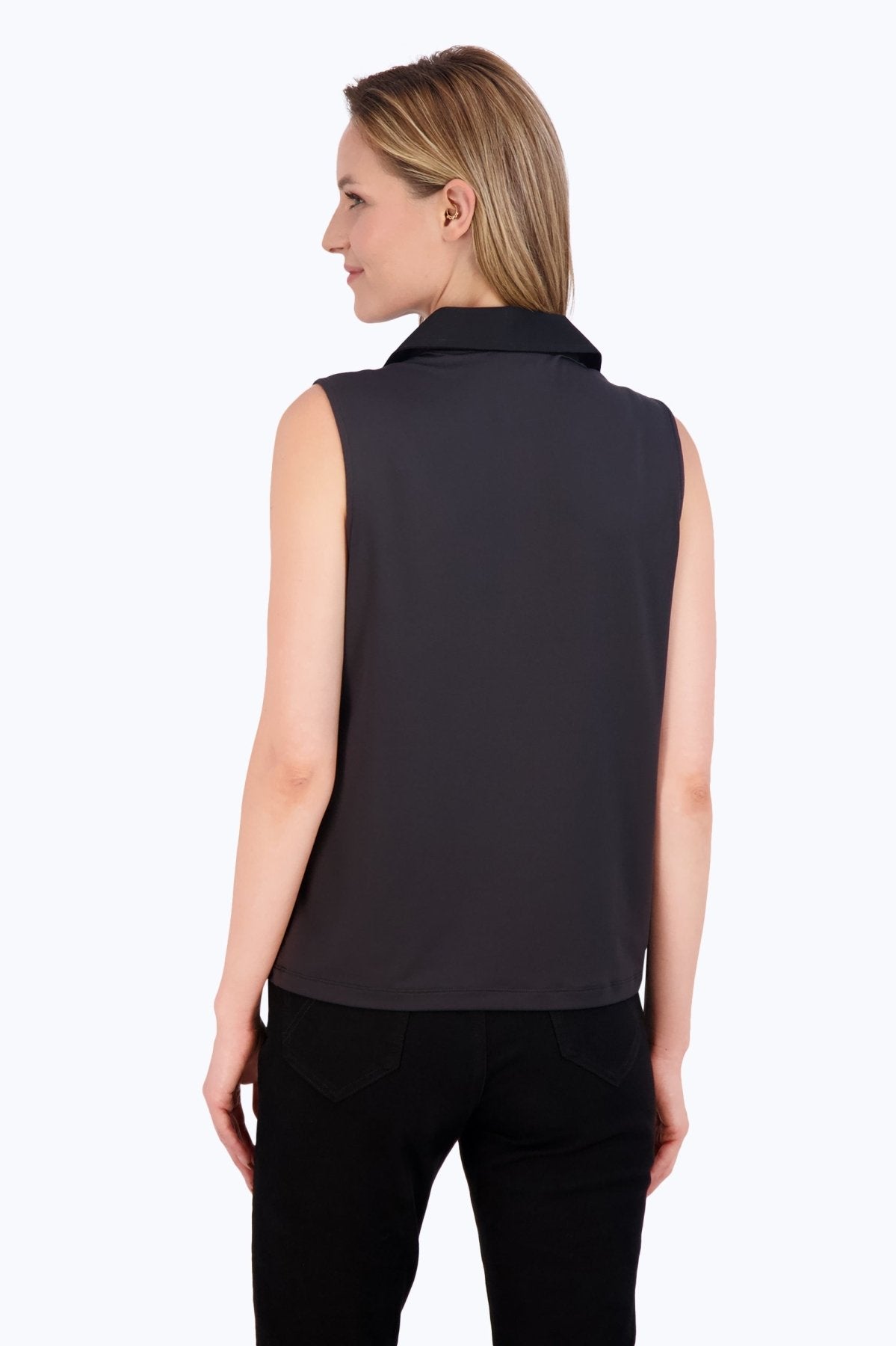 Ricki Knit Woven Sleeveless Layering Tank Top for Women - Lightweight Summer Layering Piece for Casual Outfits and Beach Cover-Ups