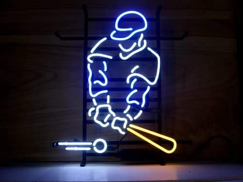 New Baseball Sport Real Glass Neon Light Sign for Beer Bar & Pub Decor - Perfect for Sports Themed Parties, Man Cave, and Home Bar Lighting (Size L31)