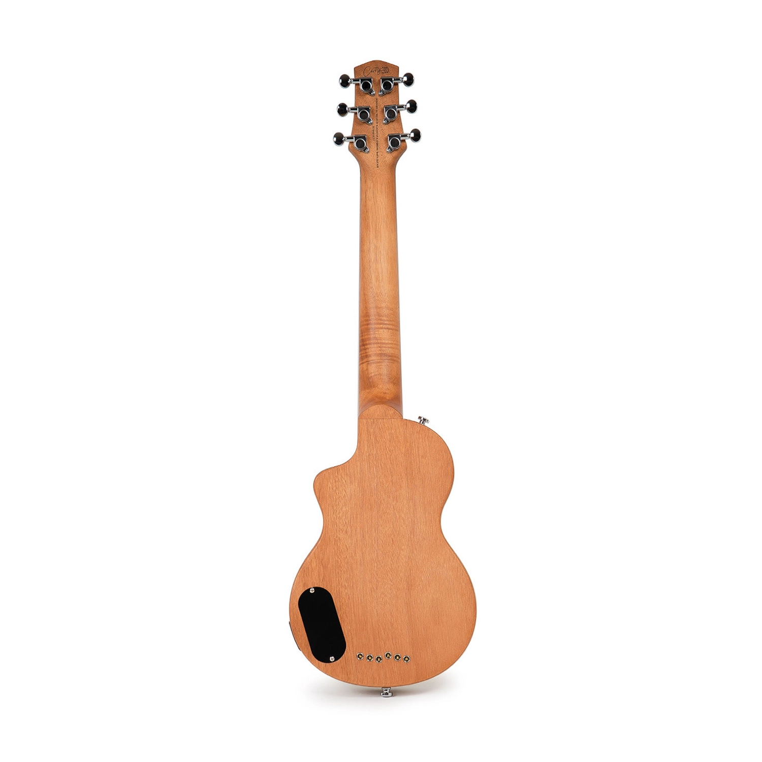 Blackstar Travel Guitar with Gig Bag - Compact & Portable Acoustic Electric Guitar for Travel, Camping & Busking - White