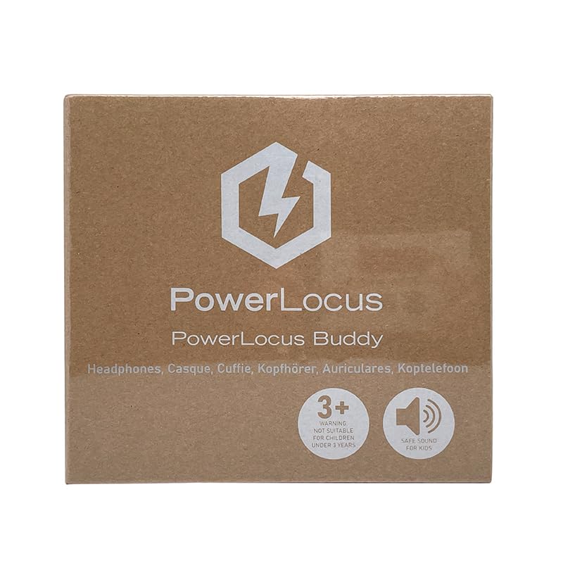 PowerLocus Kids Bluetooth Headphones with LED Lights - Foldable Over-Ear Headphones with Microphone & Volume Limiting | Wireless & Wired for Phones, Tablets, PC, TV | Perfect for Online Learning, Gaming & Travel