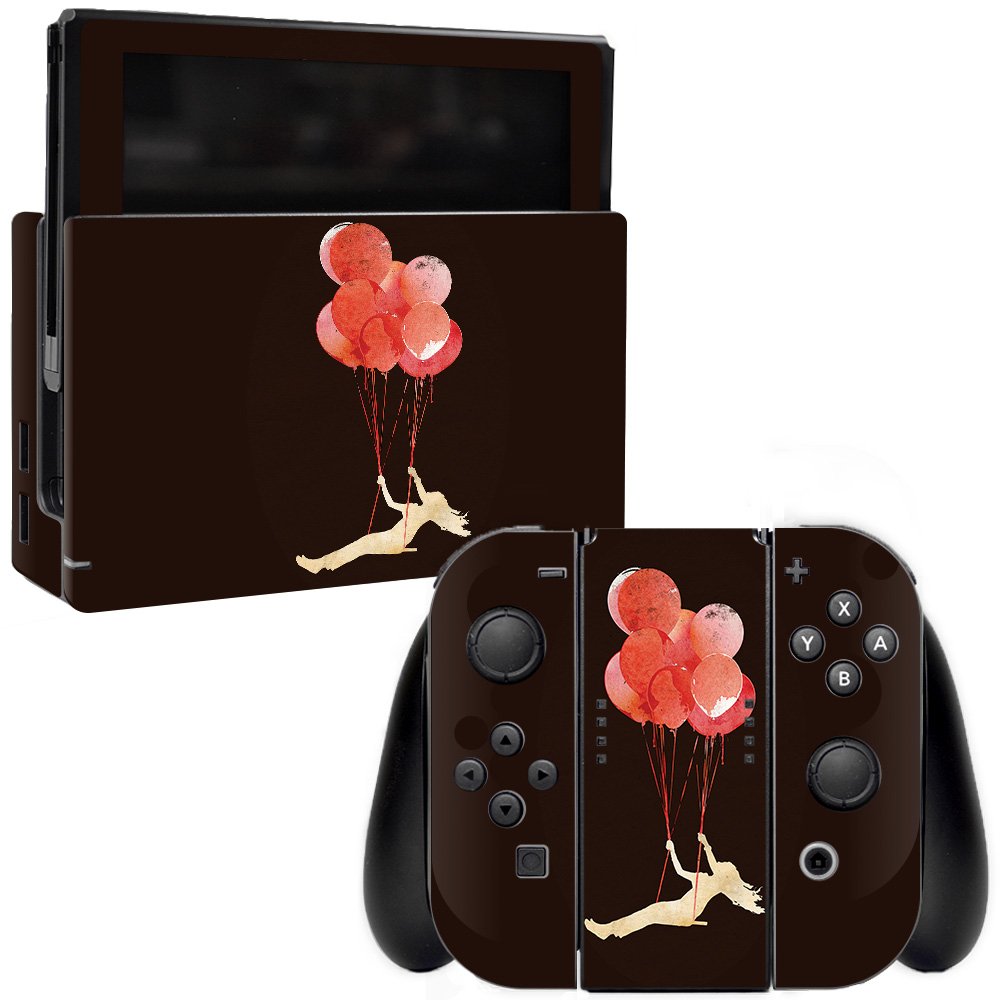MightySkins Protective Vinyl Decal Wrap Cover for Nintendo Switch - Fly Away Design | Durable, Customizable Skin | Easy to Apply & Remove | Made in USA | Perfect for Gaming, Travel & Personalization