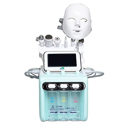 Hydro-Dermabrasion Facial Machine - 7 in 1 Hydro Oxygen Jet with Micro Bubbles Sprayer for Deep Pore Cleansing, Blackhead Removal & Skin Rejuvenation | Professional Hydrofacial Treatment for Spa, Salon & At-Home Skincare