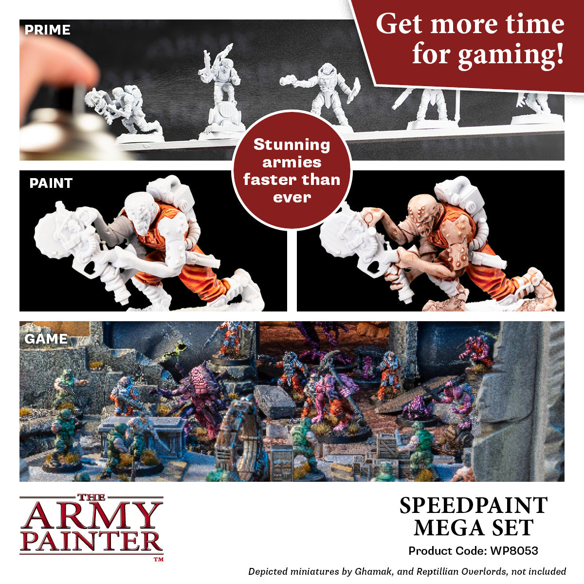 Speedpaint: Mega Paint Set - 60 Vibrant Colors for Miniatures, Models & Crafts - Perfect for Warhammer, D&D & DIY Art Projects