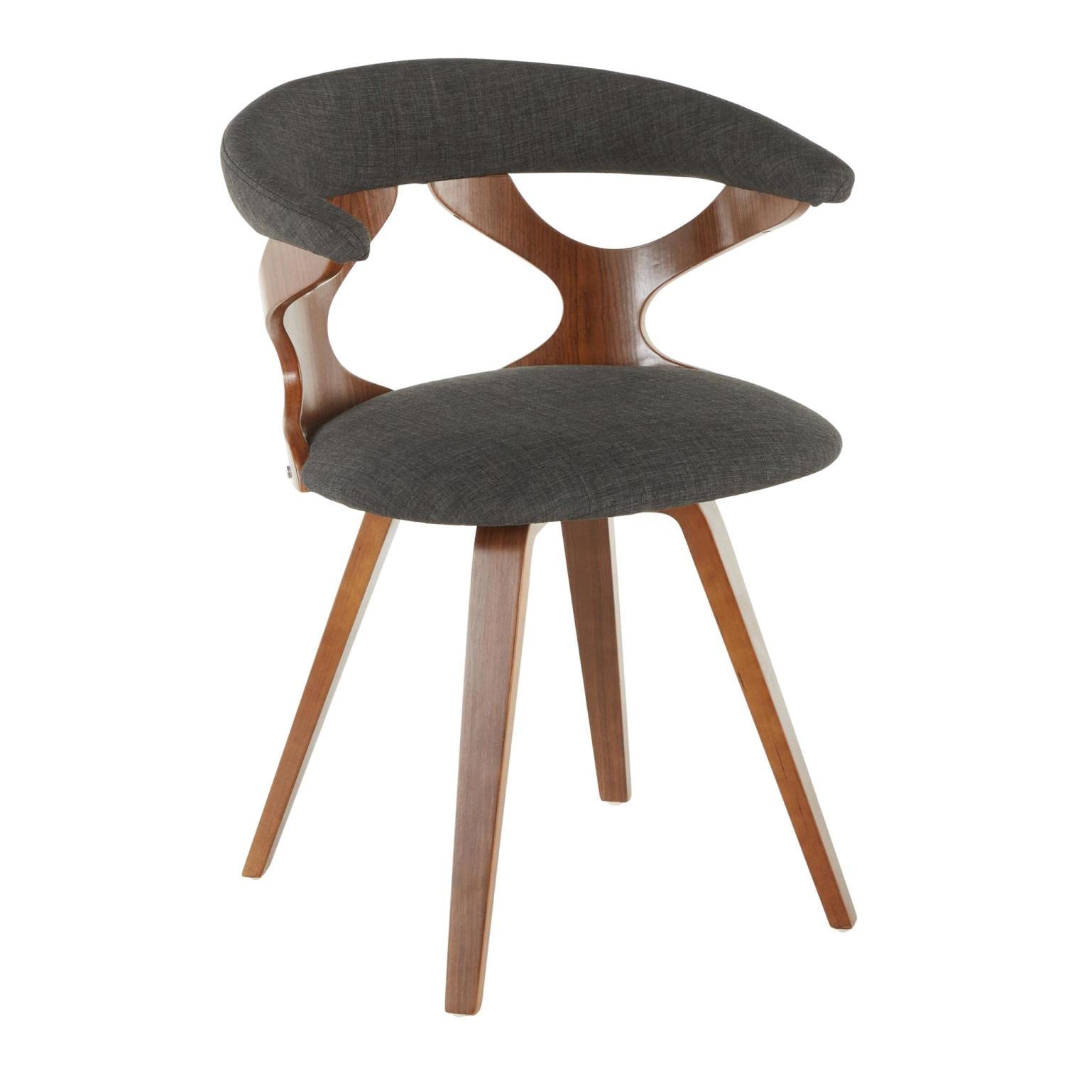 LumiSource Gardenia Upholstered Dining Chair - Mid-Century Modern Kitchen Chair for Dining Table - Comfortable & Stylish Seating for Home, Restaurant, and Office Use