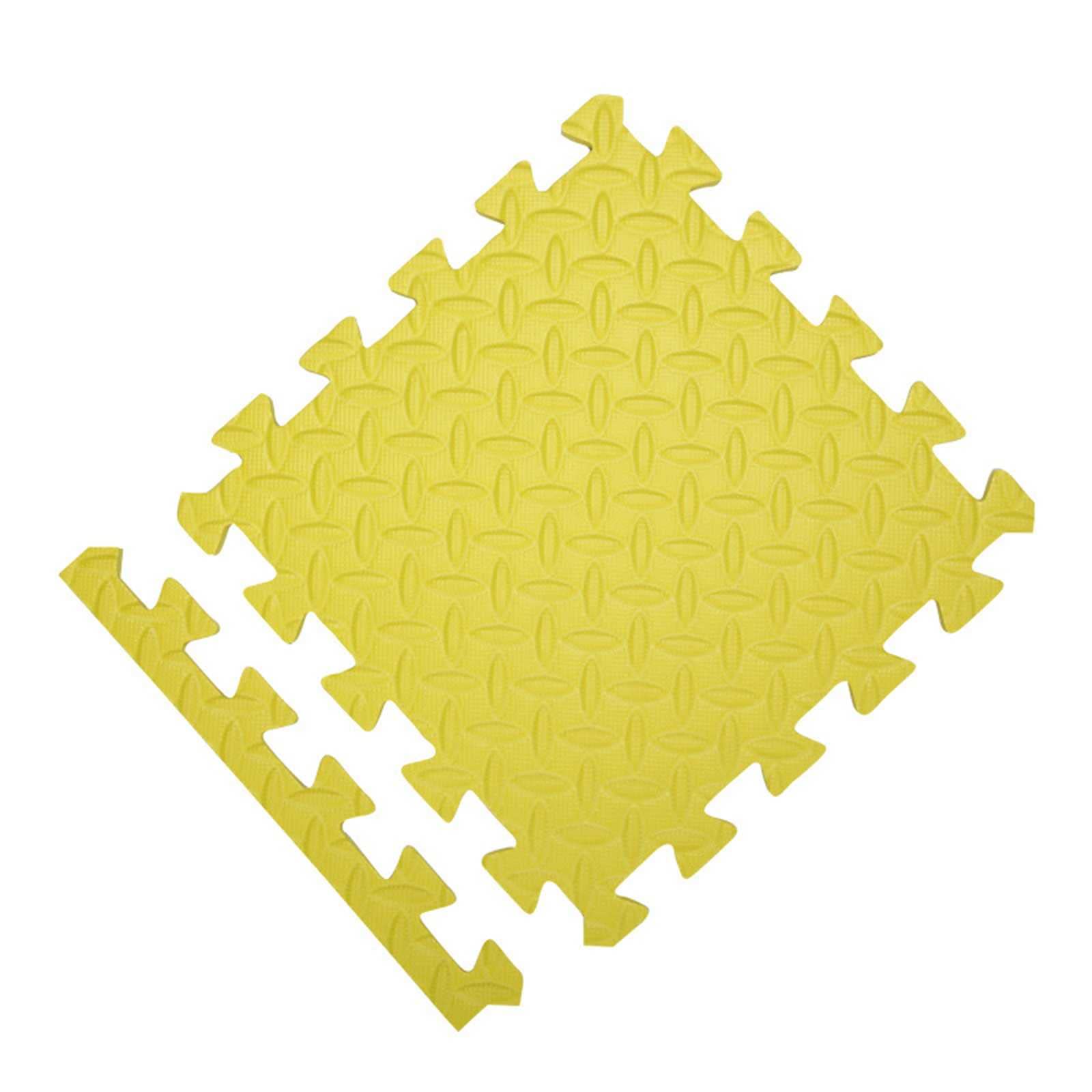 Non-Slip Interlocking Puzzle Mat - 8-Piece PE Foam Floor Tiles for Bedroom, Living Room & Playroom - Soft Protective Flooring for Kids, Yoga & Home Decor