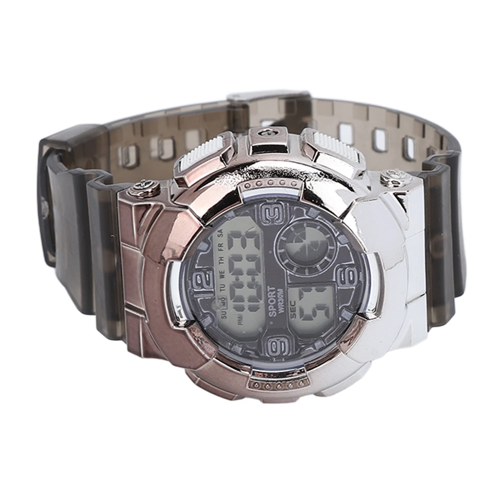 Waterproof Sports Watch with PU Strap - Digital Display for Travel & Leisure