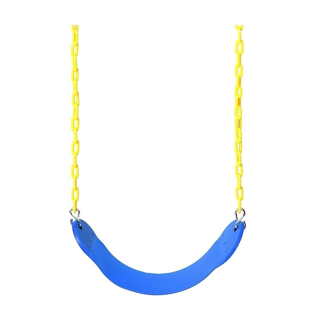 Heavy Duty Swing Seat with Chain for Kids - EVA Cushioned Outdoor Swing Set Accessories - Perfect for Backyard, Playground, and Garden Fun