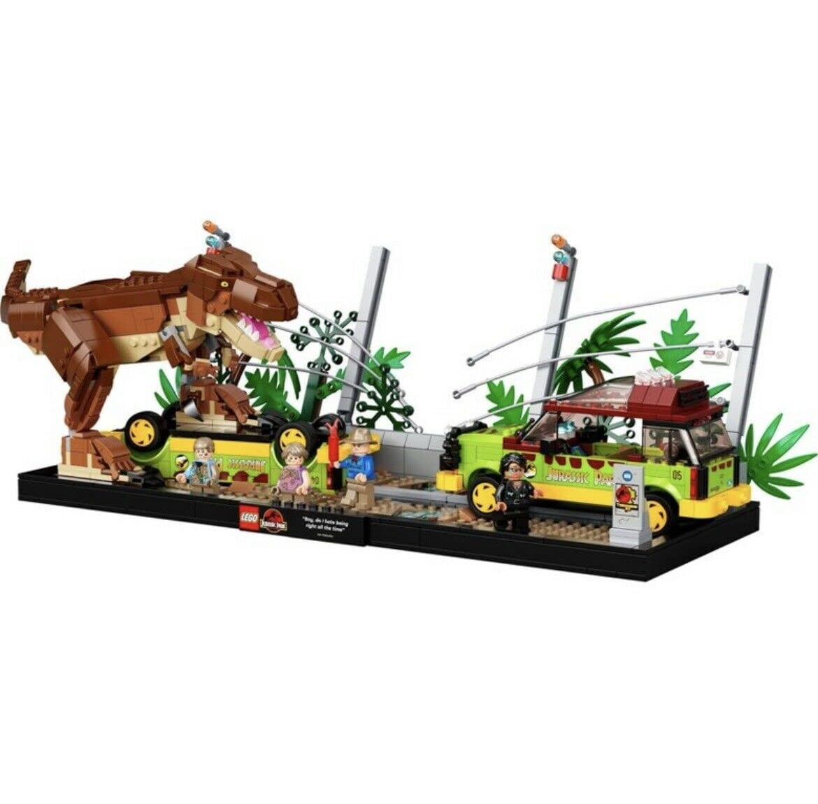 LEGO 76956 Jurassic Park T. rex Breakout Building Set - Dinosaur Toy for Kids & Adults - Perfect for Jurassic World Fans & Collectors - Great Gift for Birthday, Christmas & Playtime Adventures