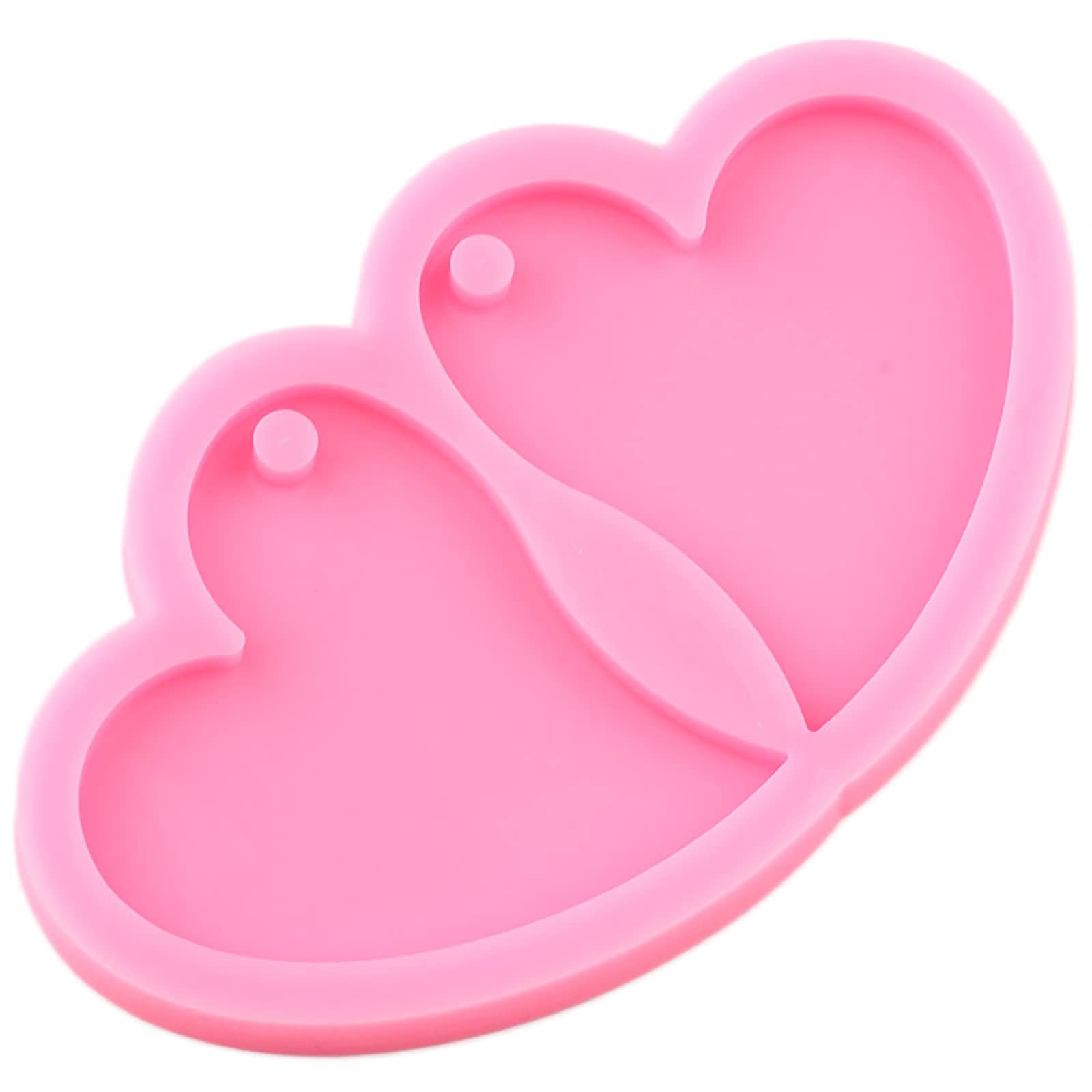 2 Pack Heart Shape Silicone Earring Molds for DIY Epoxy Jewelry Making - Resin Molds for Handmade Earrings, Fashion Accessories, and Craft Projects - Perfect for Gifts, Parties, and Creative DIY Enthusiasts