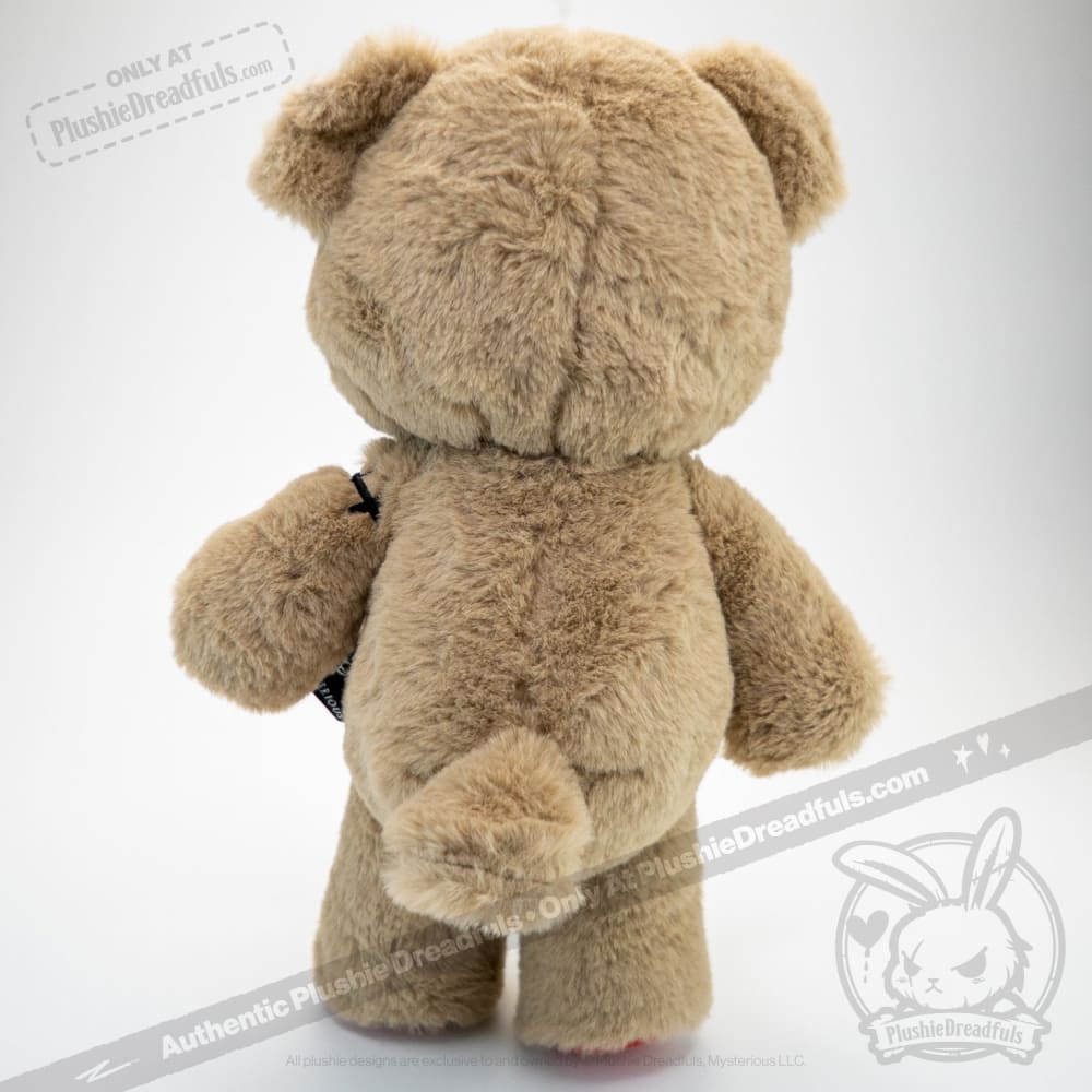 Plushie Dreadfuls Love Bear - Soft Stuffed Animal Toy for Kids, Cute Teddy Gift for Valentine's Day, Birthday & Christmas - Perfect for Cuddling, Decor & Emotional Support