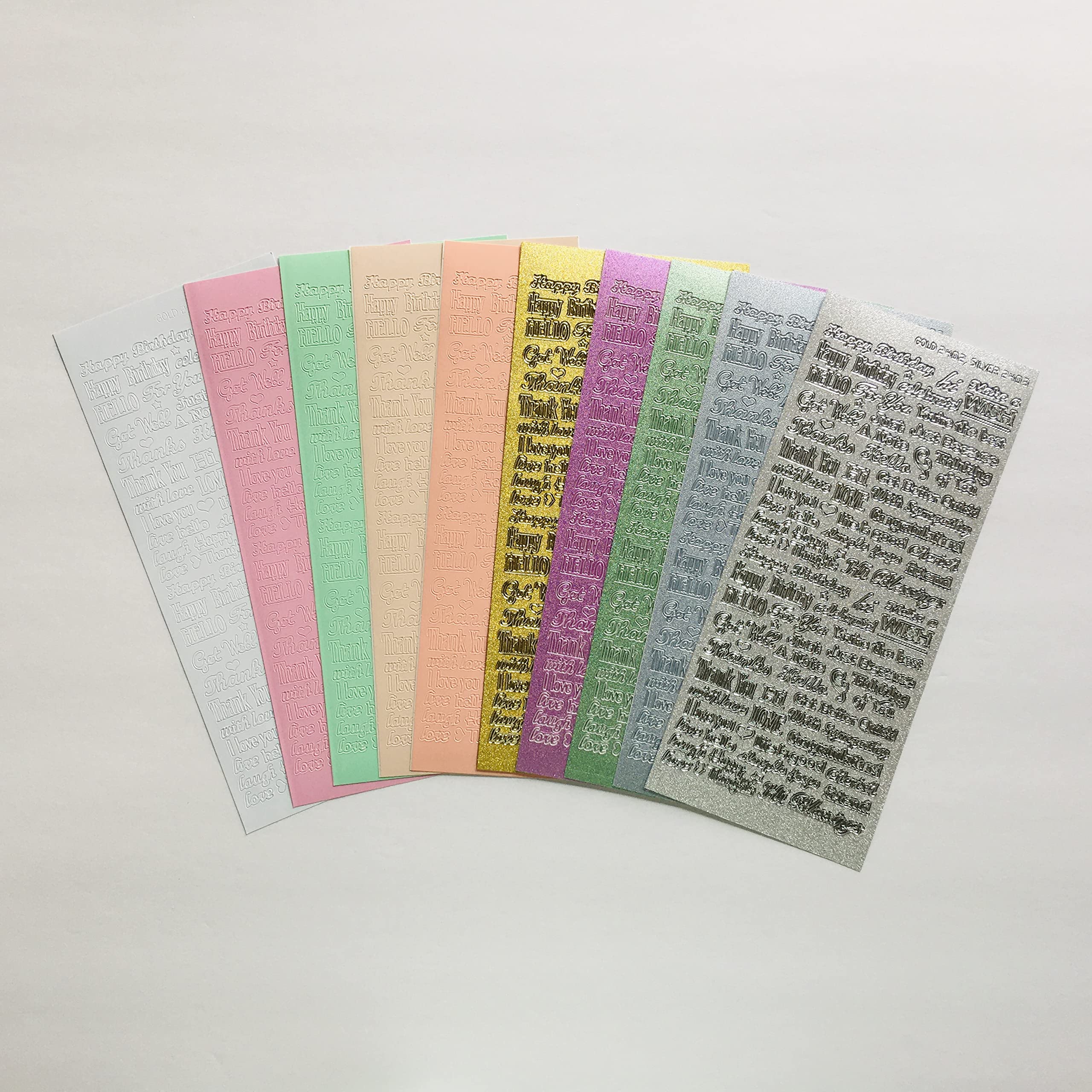 Paper Wishes Dazzles Stickers Collection - Unique Decorative Stickers for Scrapbooking, Card Making, DIY Crafts, Gift Wrapping & Creative Projects | Perfect for Journals, Planners, Home Decor & Party Supplies