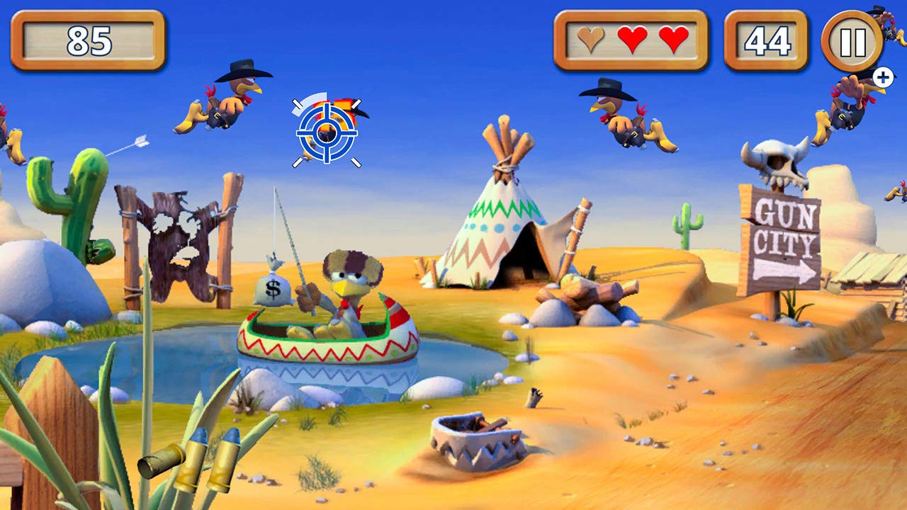 Crazy Chicken Shooter Edition - Nintendo Switch Game | Fun Shooting Adventure for Kids & Adults | Perfect for Family Game Nights & Party Entertainment