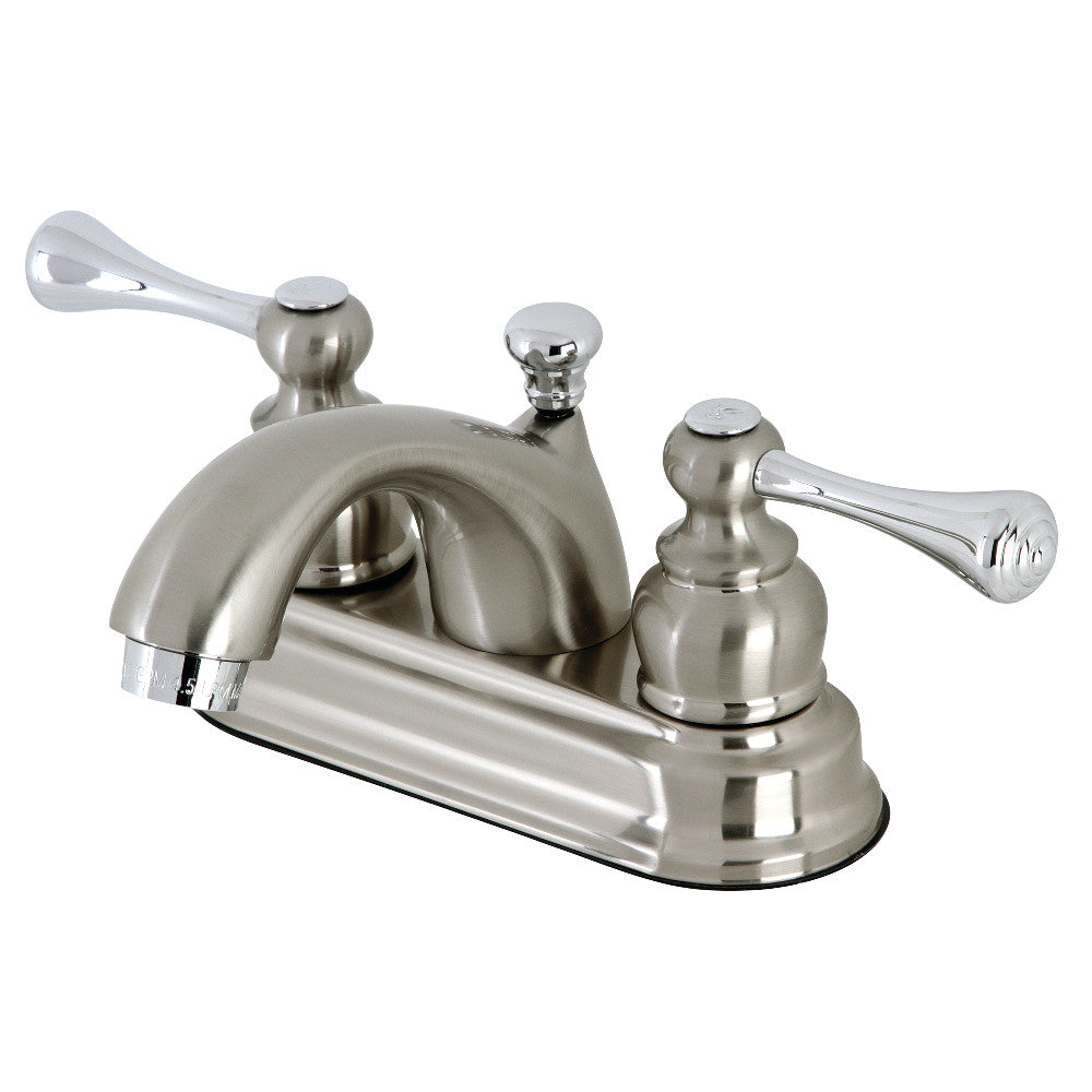 Kingston Brass KB3607BL 4-Inch Centerset Bathroom Faucet - Modern Water-Saving Design for Vanity Sinks, Perfect for Home & Hotel Bathroom Renovations