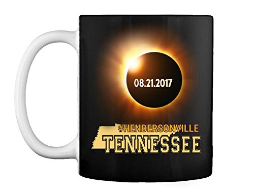 2017 Eclipse Ceramic Coffee & Tea Mug - 11 oz Hendersonville Tennessee Souvenir - Perfect for Home, Office & Gifts