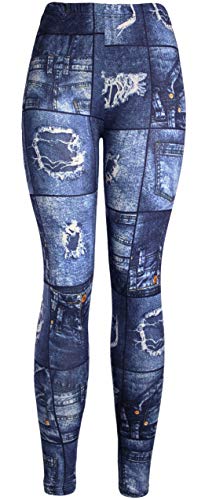 Navy Denim Patch