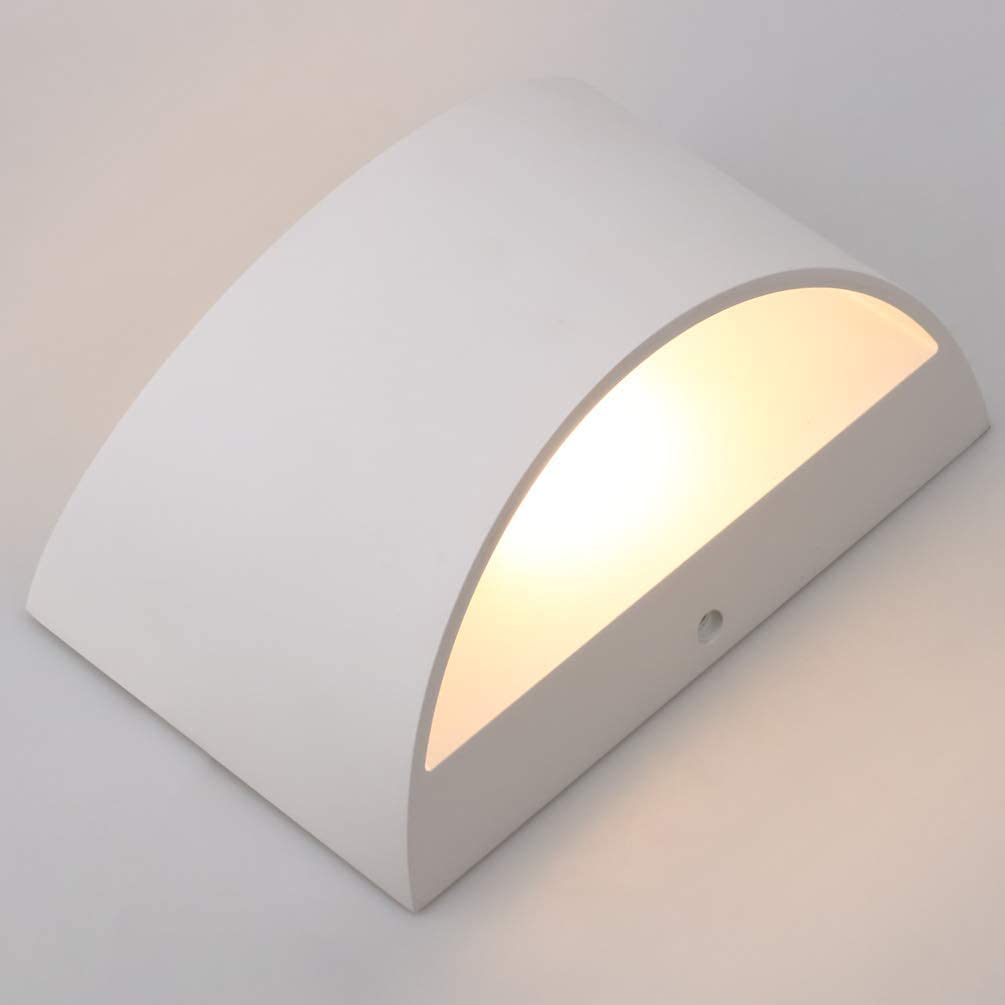 Aipsun Modern Aluminum LED Wall Sconce - Indoor Wall Lighting Fixture for Living Room, Bedroom, Hallway & Office Decor