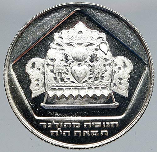1975 Israel Menorah Hanukkah Candles Candelabra - 10 Lirot Coin - Good Condition Uncertified - Perfect for Hanukkah Celebrations & Jewish Holiday Decor