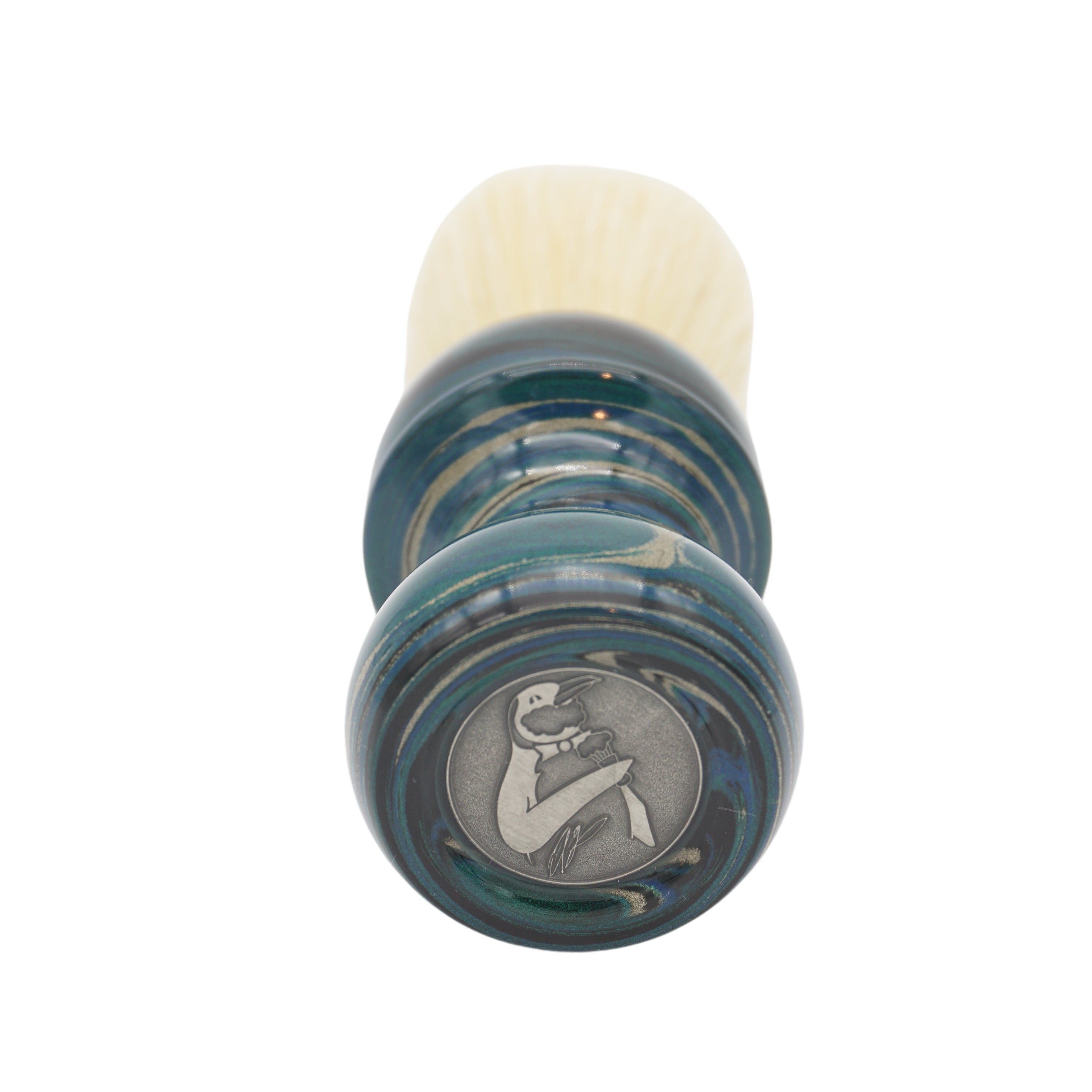 Premium 24mm Semogue SOC Boar Shaving Brush with Handcrafted Beach Ebonite Handle by AP Shave Co. - Perfect for Wet Shaving & Grooming Rituals