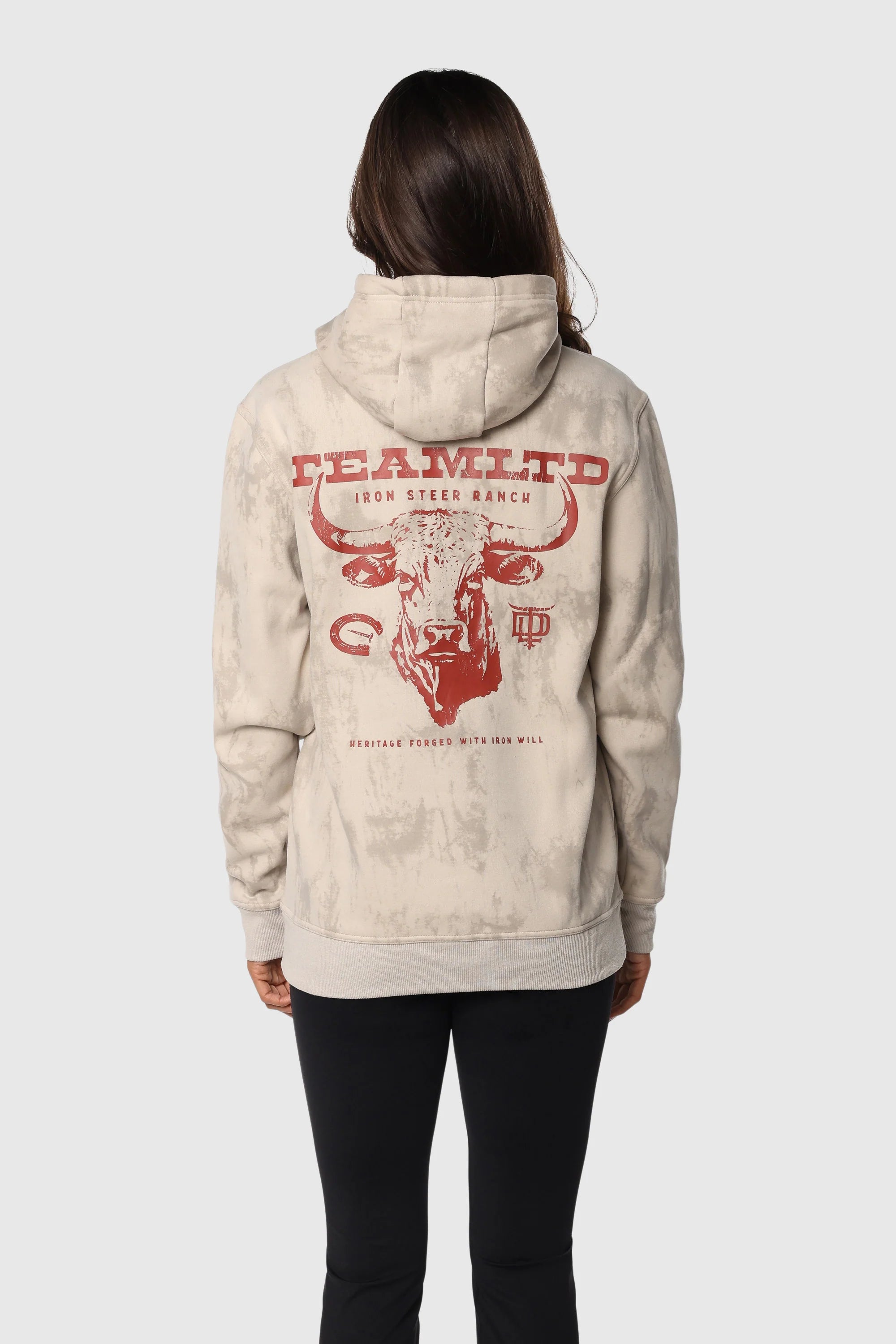 Ranch Hoodie Tan - Comfortable & Stylish Cowboy Hooded Sweatshirt for Men & Women - Perfect for Outdoor Adventures, Rodeos & Casual Wear