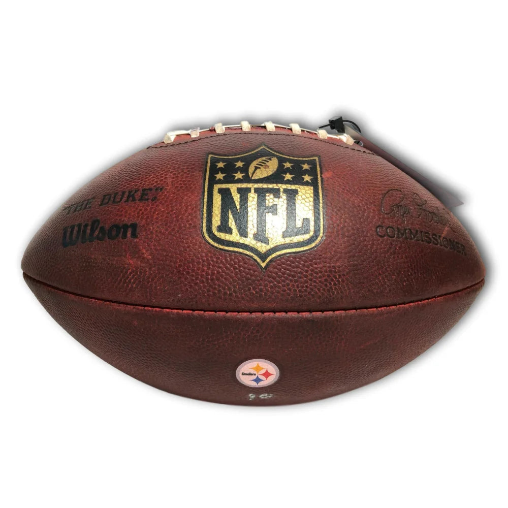 Authentic Game Used Steelers vs Patriots 2017 AFC Championship Football - January 22, 2017 - Includes Team COA | NFL Collectibles, Sports Memorabilia, Football Fan Gifts