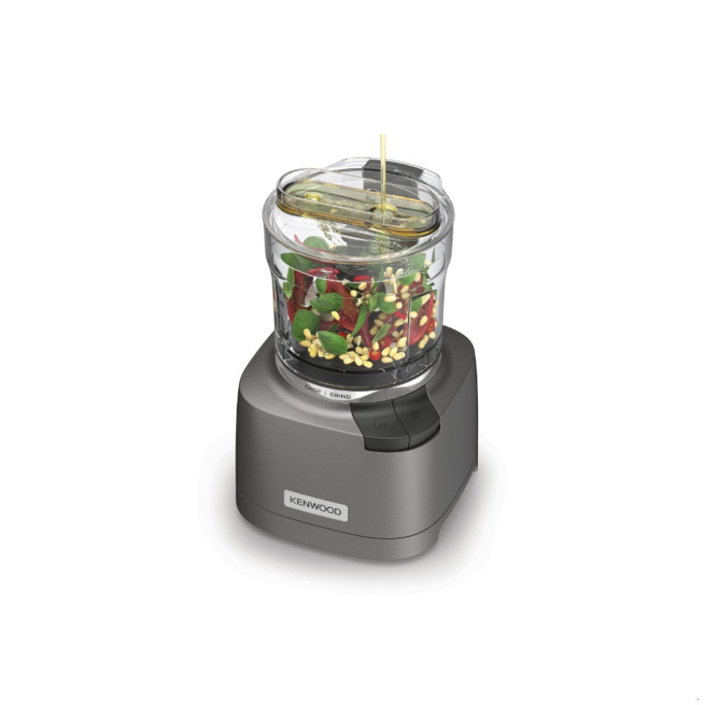 Kenwood Duo Prep 2-in-1 Food Chopper and Grinder, 800W Powerful Motor (CHP80.000SI) - Perfect for Chopping Vegetables, Grinding Spices, and Making Salsas in Your Kitchen