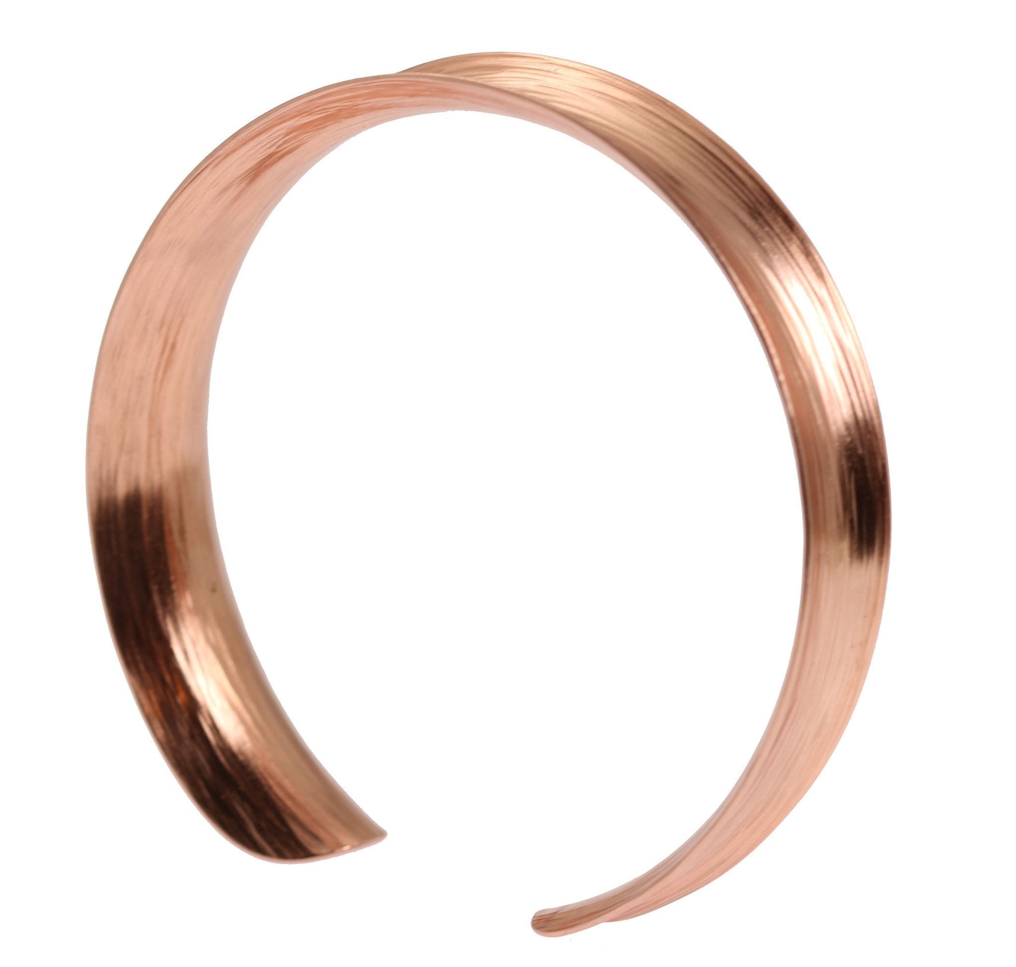Anticlastic Bark Copper Bangle Bracelet - Handmade Hammered Jewelry for Women - Boho Chic Accessories for Everyday Wear & Special Occasions