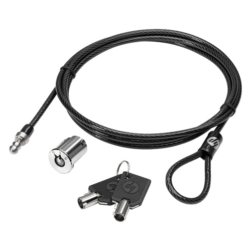 HP Docking Station Cable Lock AU656AA#UUF - Secure Your Laptop & Workstation | Perfect for Office, Home & Travel Use