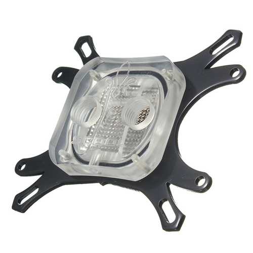 50mm CPU Liquid Cooling Block - High-Performance Water Block with Plated Base & Inner Channel for PC Gaming & Overclocking - Perfect for Custom Water Cooling Loops & High-End PC Builds