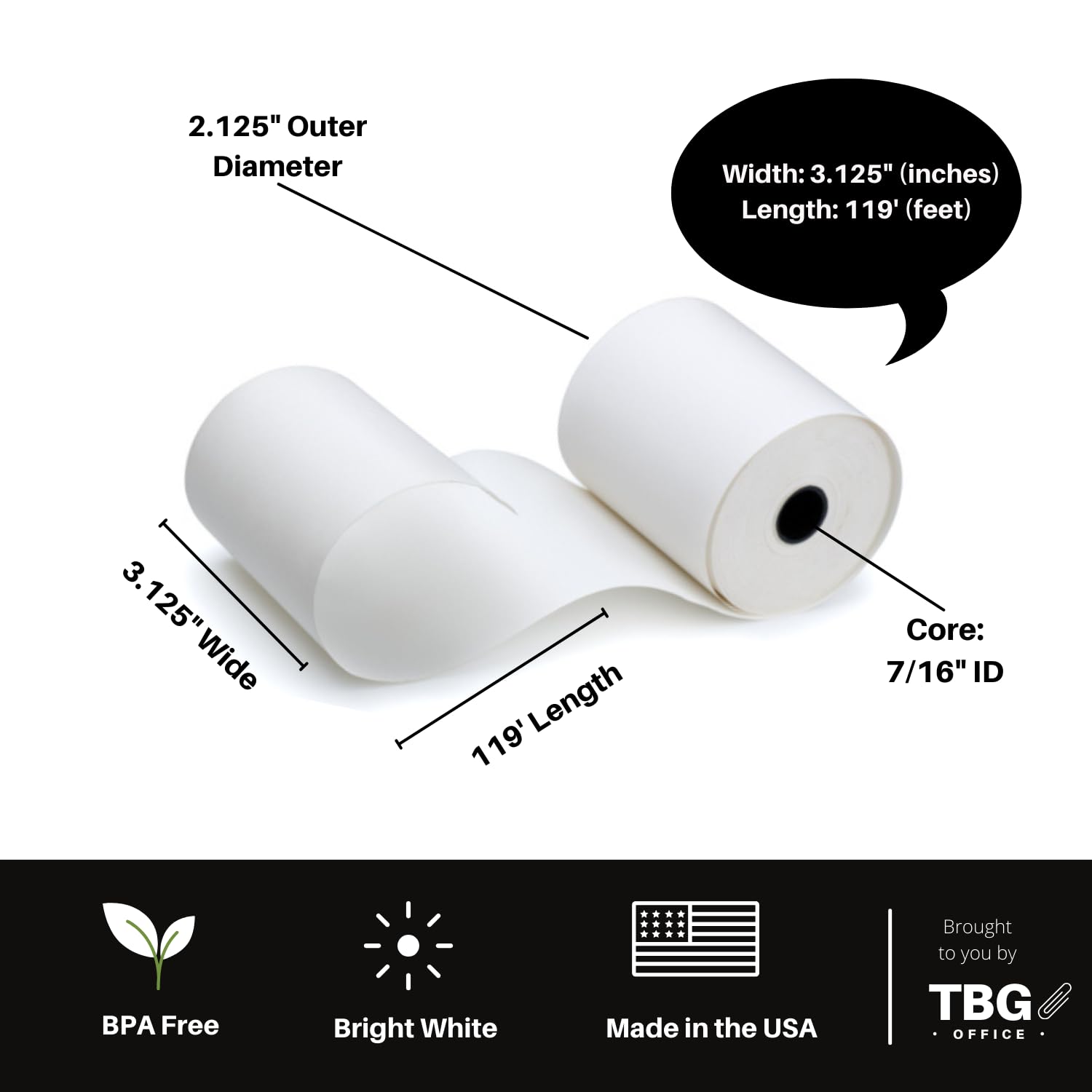 BPA Free 3 1/8
