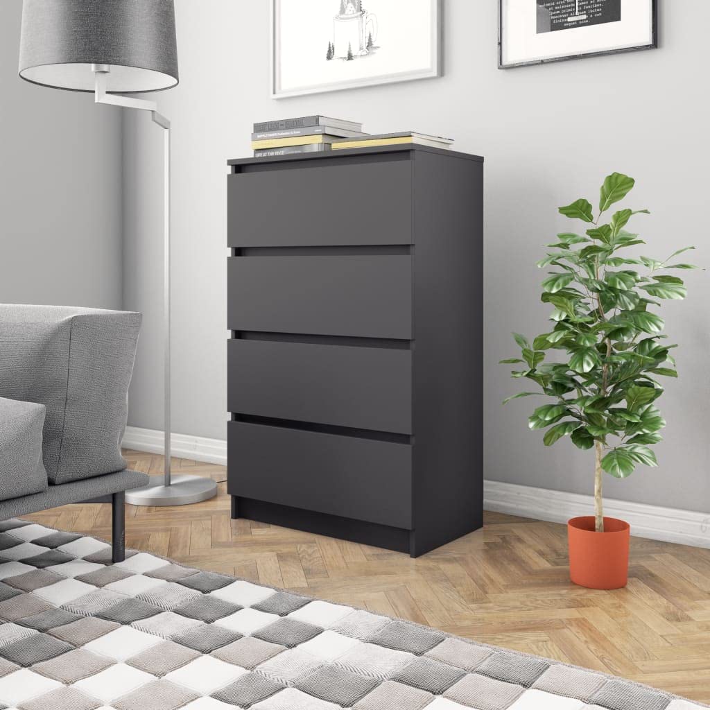 Modern Gray Console Table - 23.6