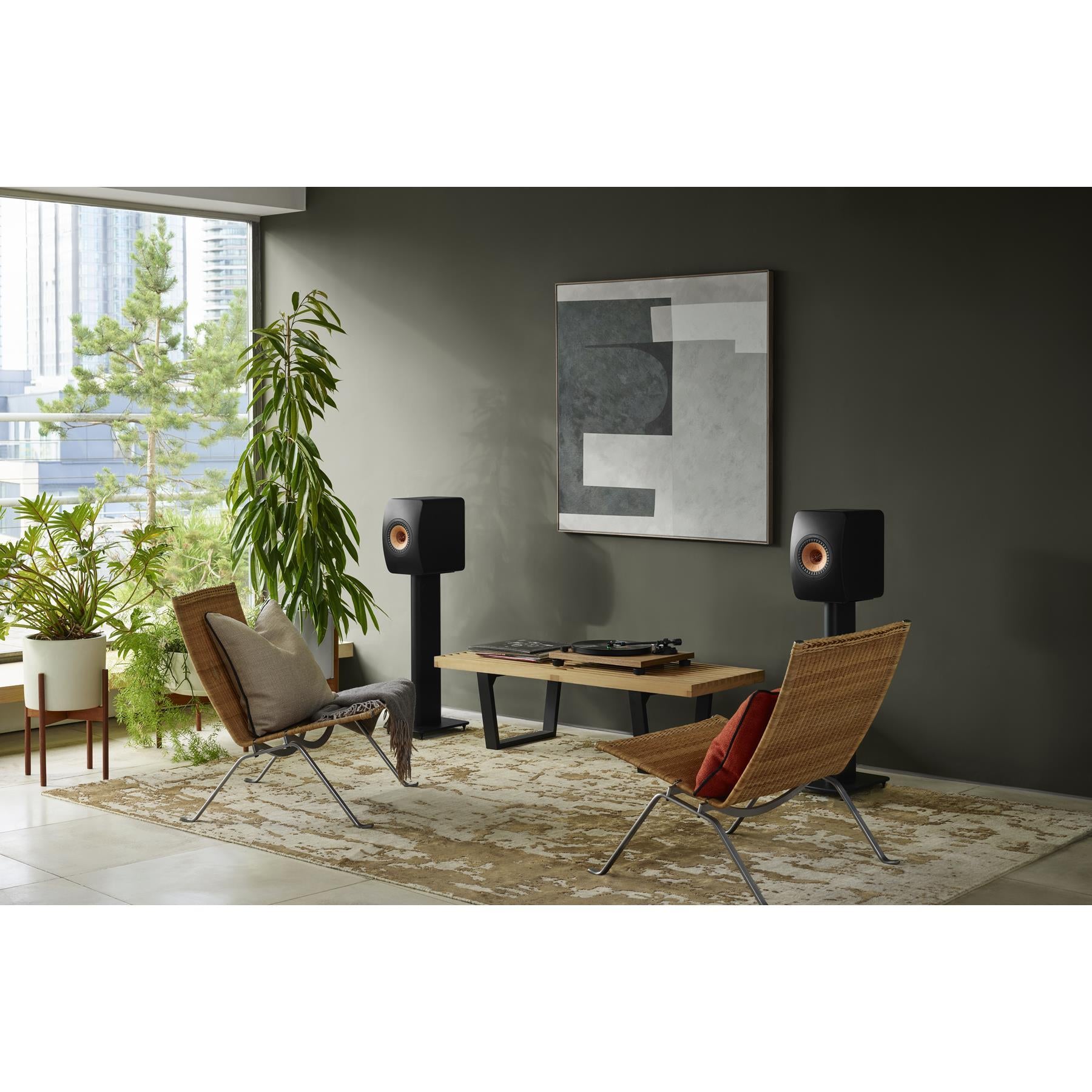 KEF LS50 Wireless II HiFi Powered Bookshelf Speakers - Premium Bluetooth & WiFi Streaming for Home Audio, Music & Movie Theater Systems - Perfect for Living Rooms, Studios & Home Theaters