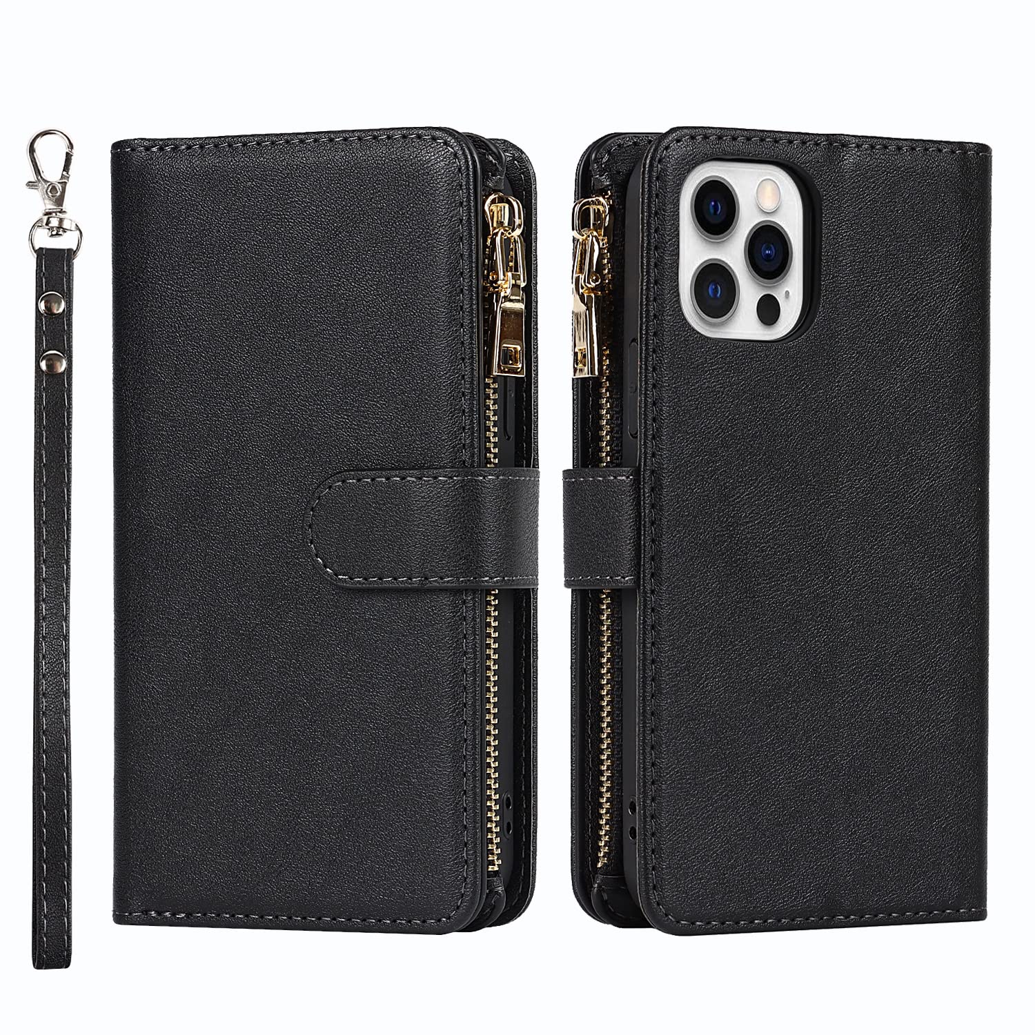 Premium Leather Wallet Case for iPhone 12 Pro (6.1