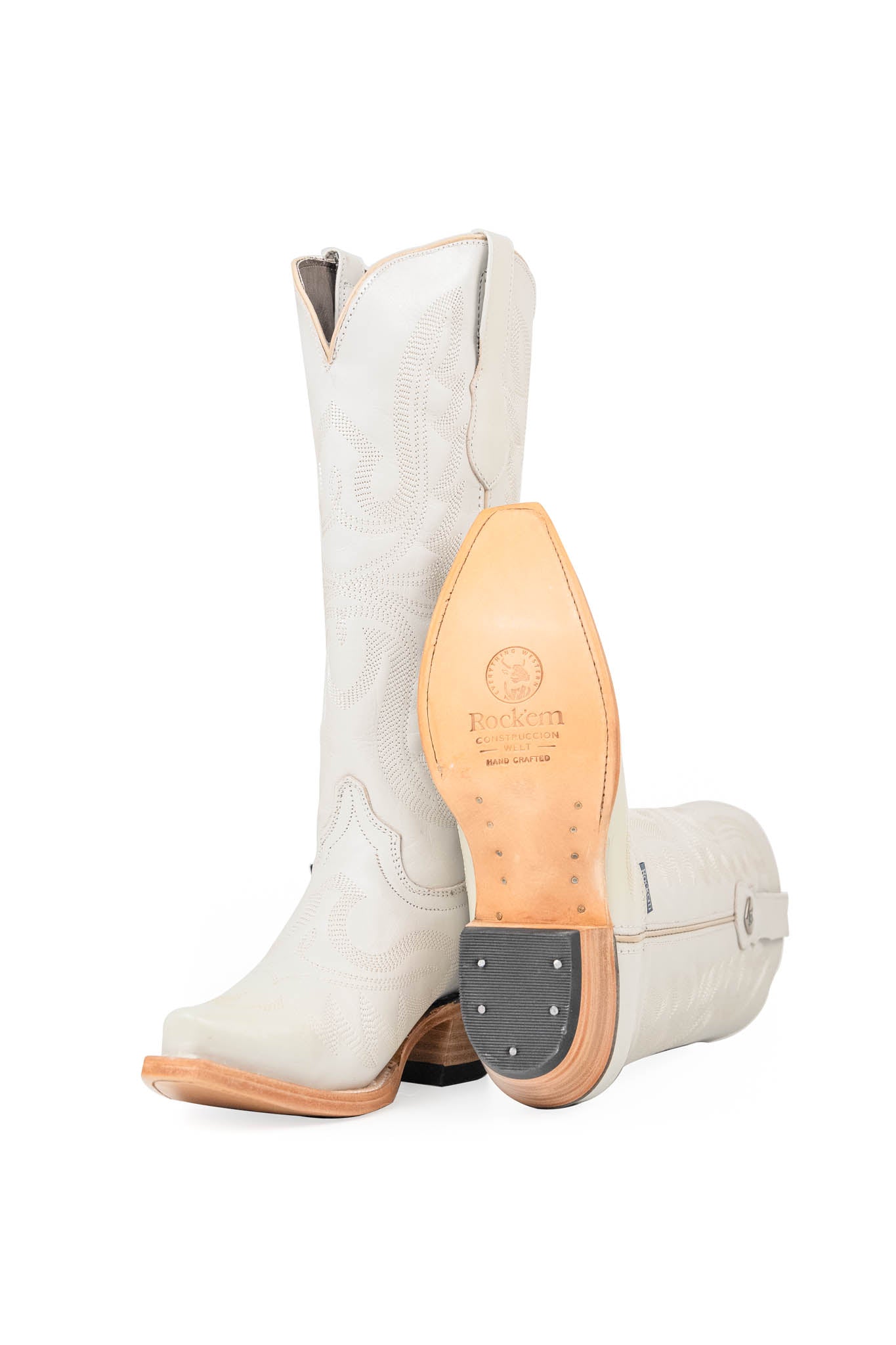 Madeline Midi Snip Toe Cowgirl Boots for Women - Western Ankle Booties with Leather Upper & Stacked Heel | Perfect for Country Dancing, Rodeo Events & Casual Outfits