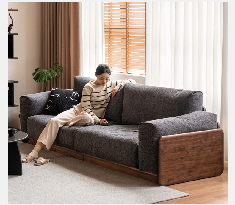 Premium Black Walnut Solid Wood Italian Style Luxury Furniture - Perfect for Modern Living Rooms, Bedrooms & Office Spaces
