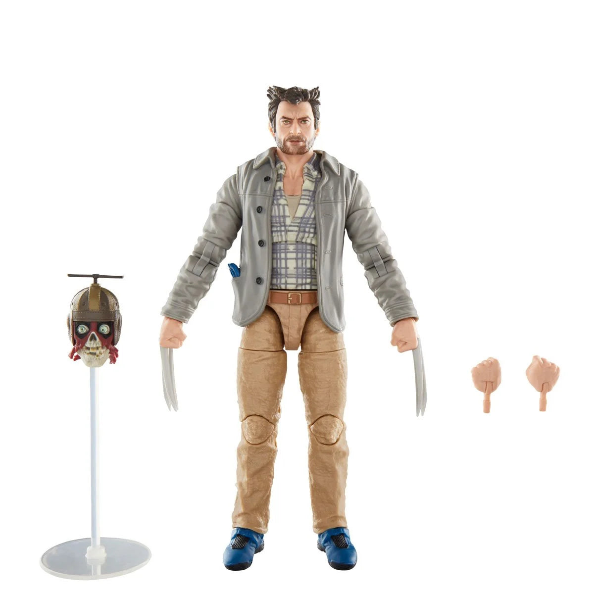 Deadpool & Wolverine Marvel Legends Action Figure - Headpool with Logan - Collectible Toy for Fans, Superhero Display & Gift Idea
