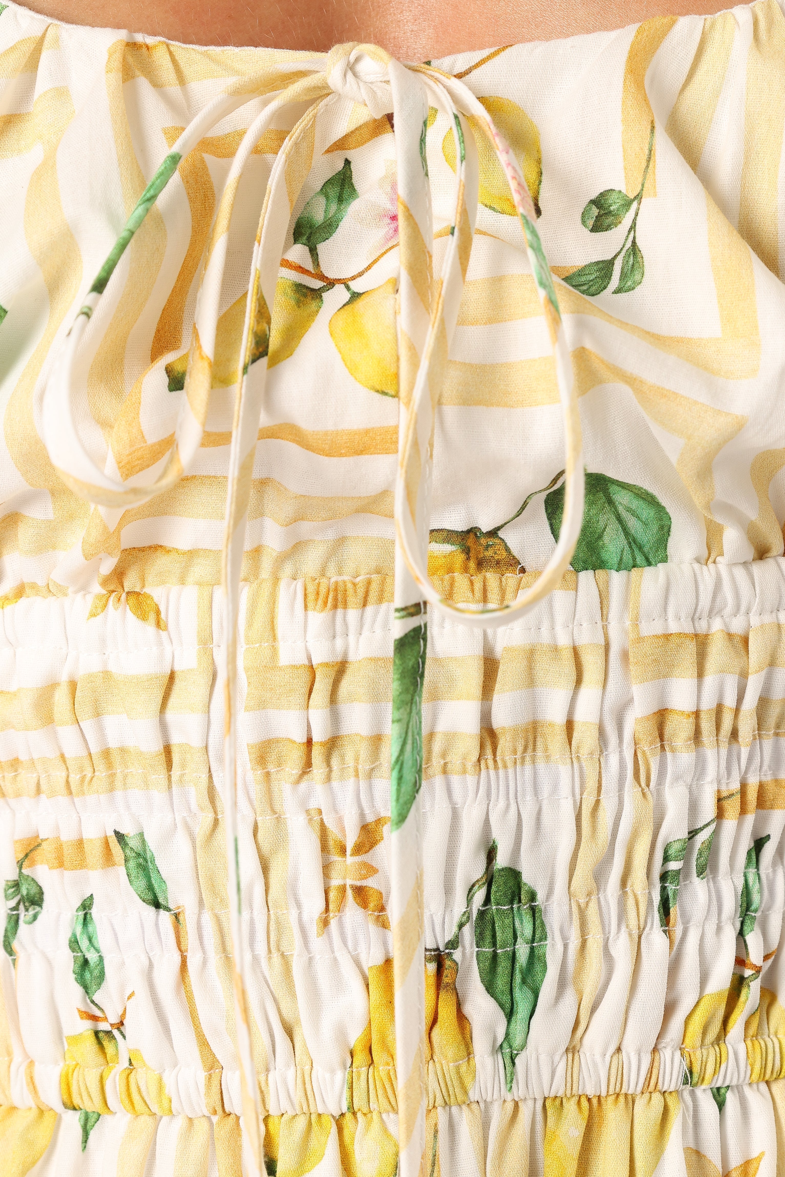 Cintrico Mini Dress - Flowy Summer Lemon Print Dress for Women | Casual & Party Wear | Perfect for Beach, Vacation, and Date Nights