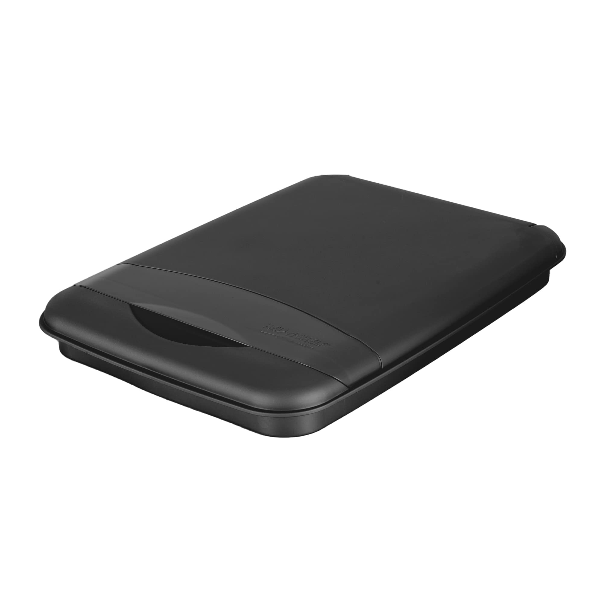 Rev-A-Shelf 35 Quart Replacement Garbage Can Lid - Black Plastic Trash Bin Cover for Kitchen & Bathroom Cabinets, RV-35-LID-18-1 - Perfect for RV, Home, and Office Organization