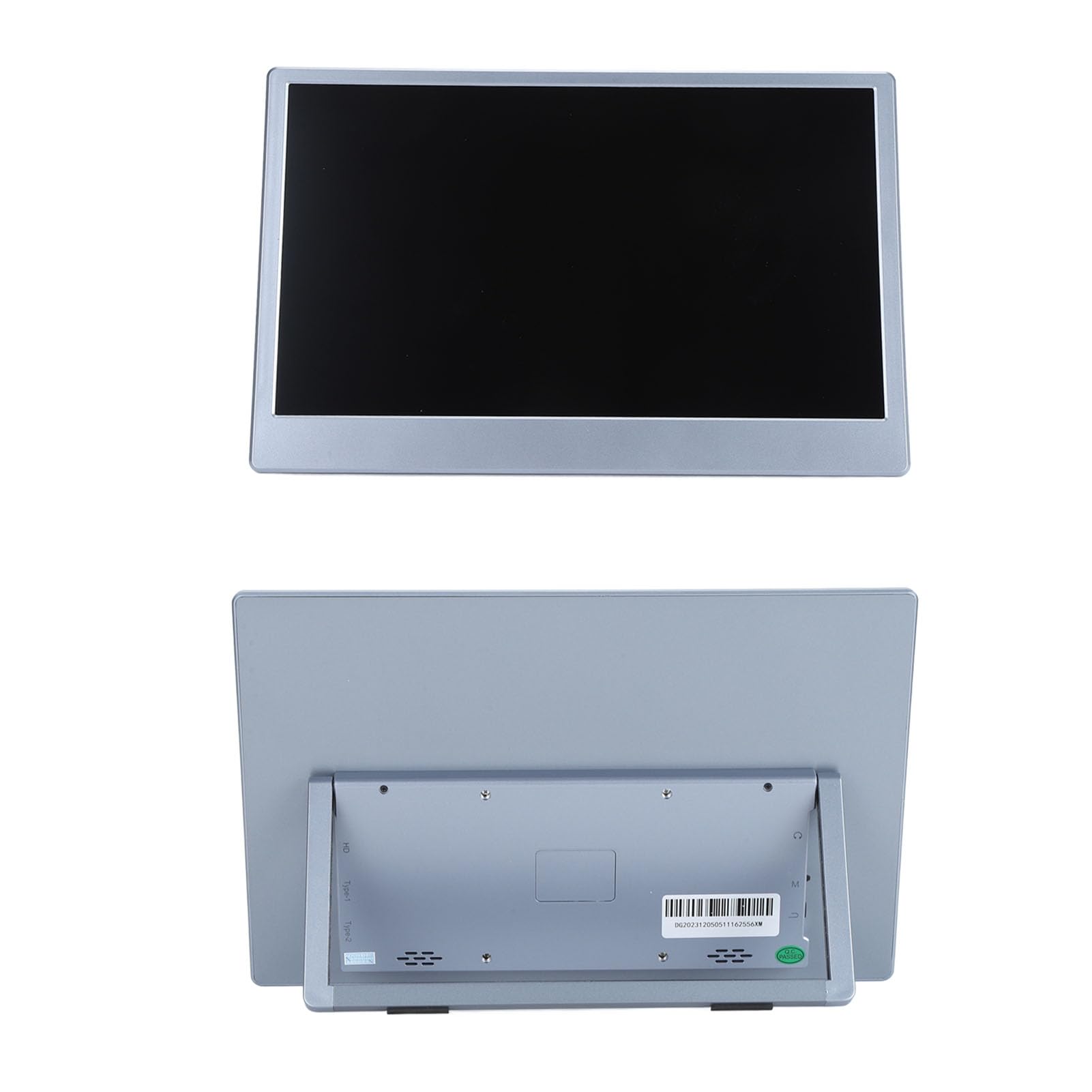 Fockety 11.6'' Portable Monitor - 1080P FHD Triple Screen Display, USB-C External Monitor for Laptop & PC, Travel-Friendly Mini Screen for Work, Gaming & Entertainment | Perfect for Business Trips, Remote Work & Multi-Tasking