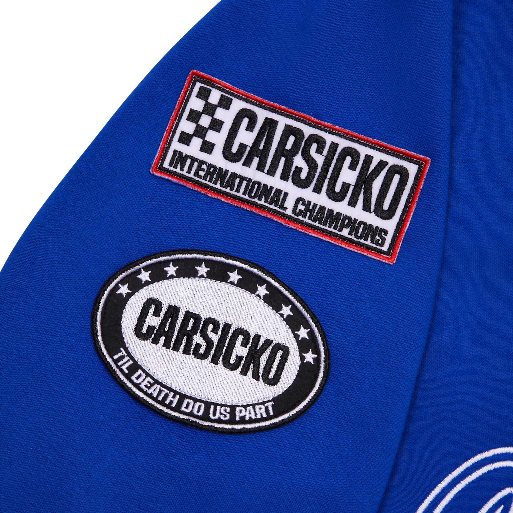 Carsicko Racing Club Blue Zip Up Hoodie for Men & Women - Stylish Comfort for Streetwear, Casual Outfits & Racing Enthusiasts